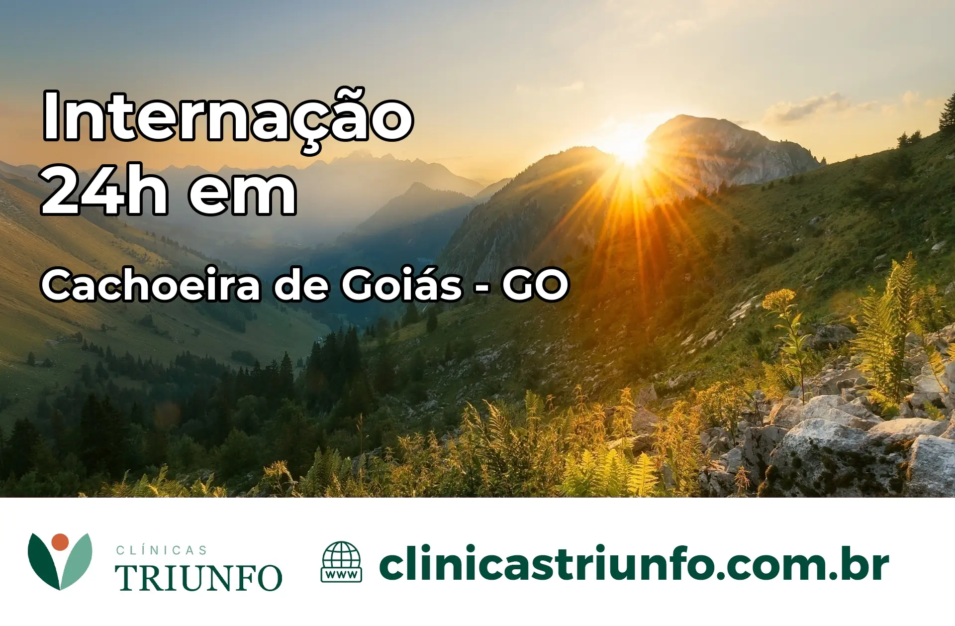 Internação 24 horas em Cachoeira de Goiás – GO