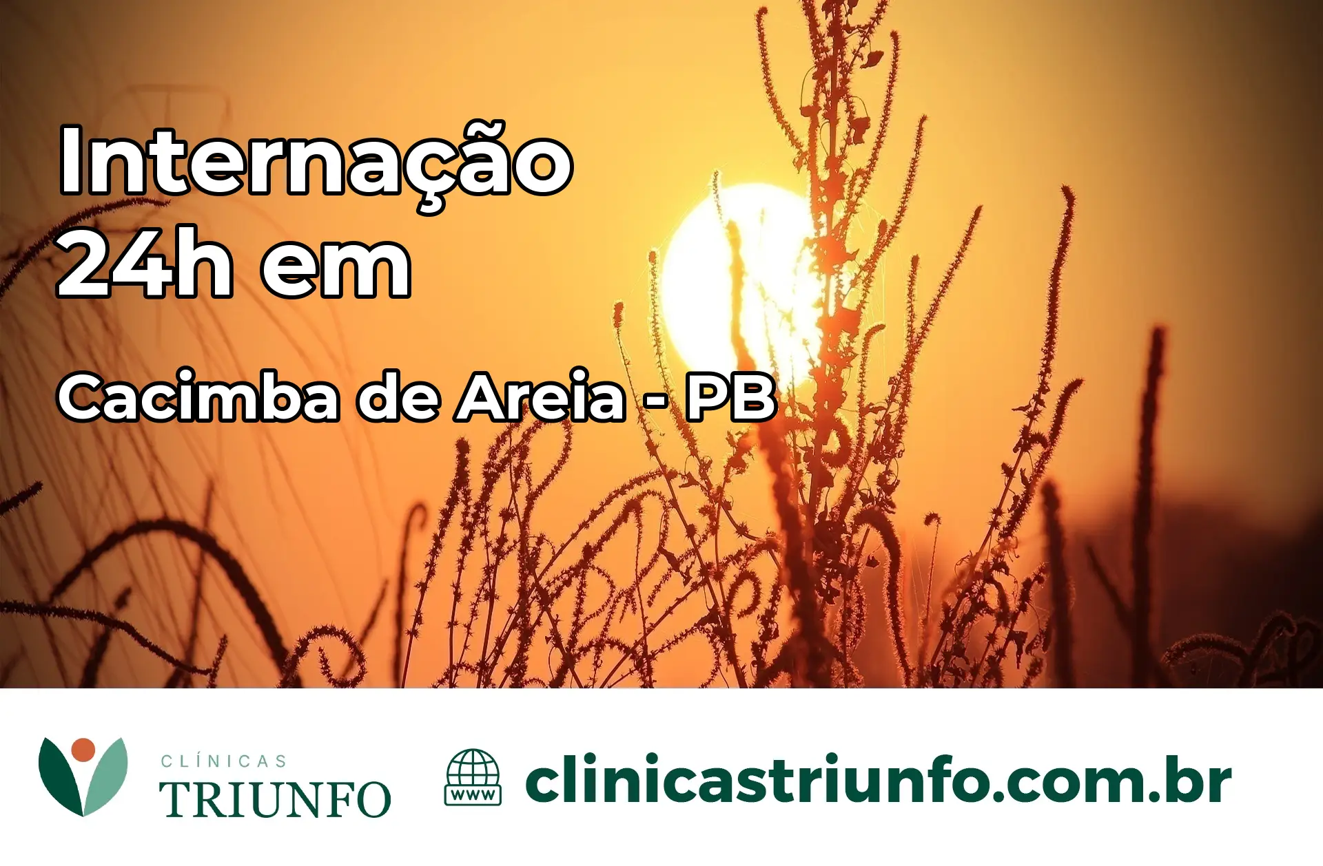 Internação 24 horas em Cacimba de Areia – PB