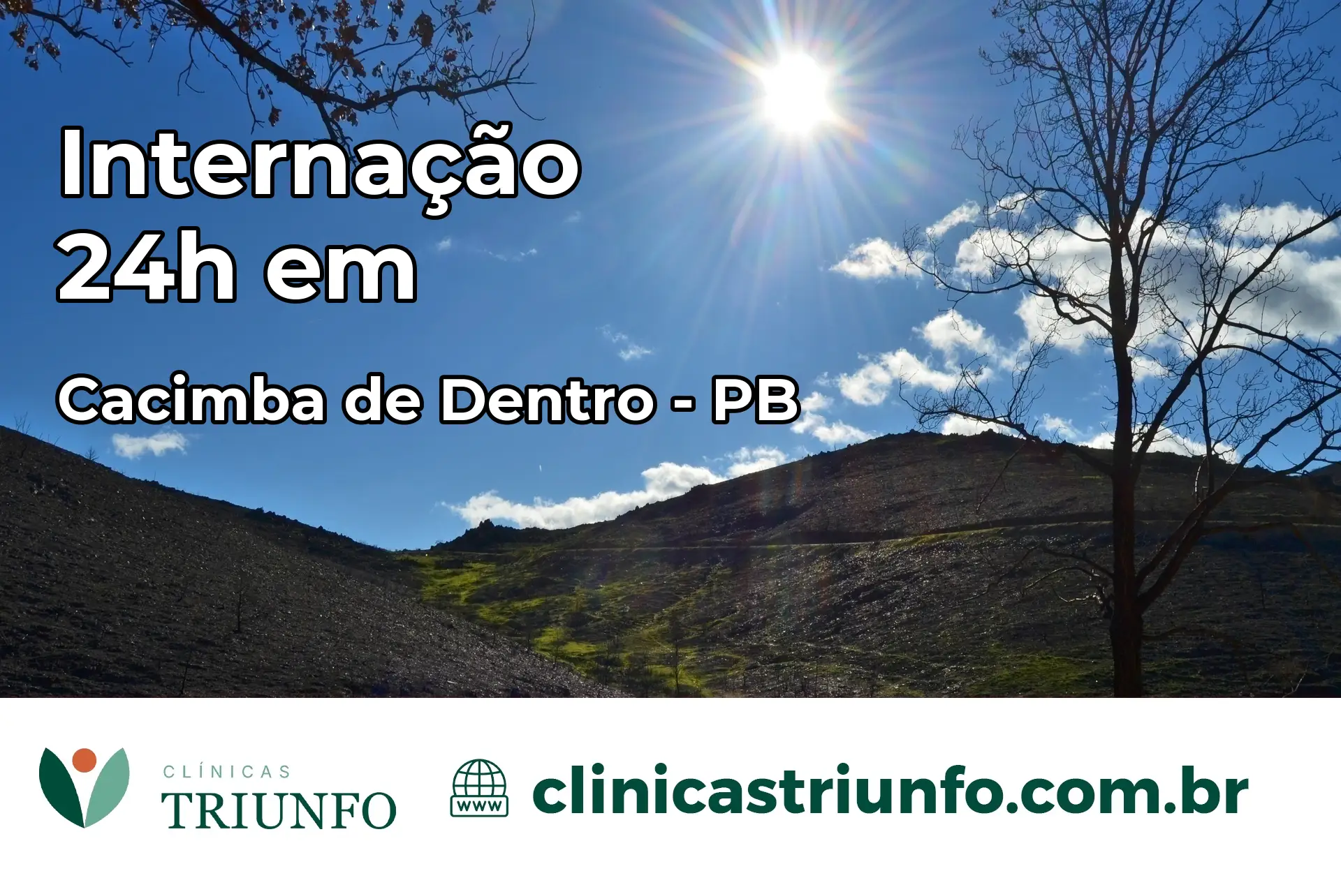 Internação 24 horas em Cacimba de Dentro – PB