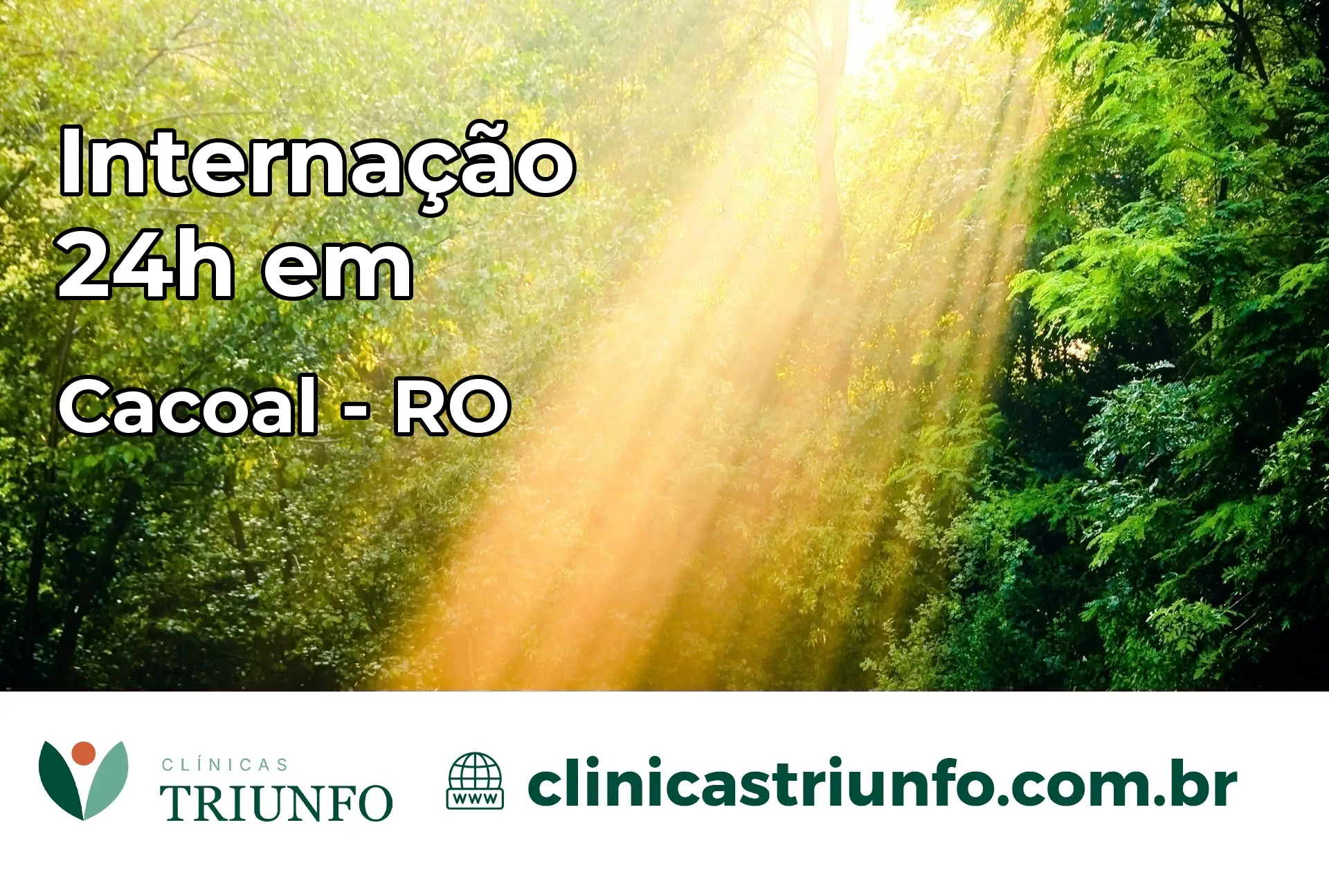 Internação 24 horas em Cacoal – RO