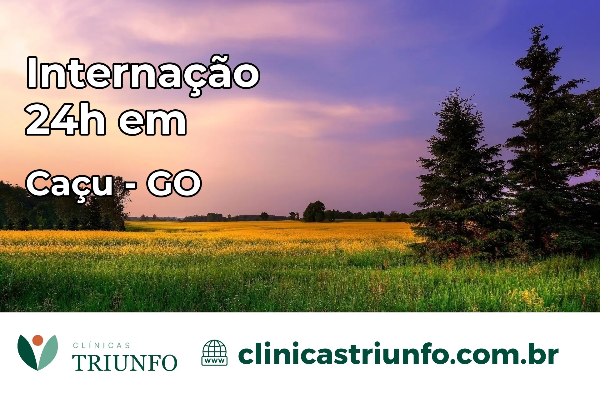 Internação 24 horas em Caçu – GO