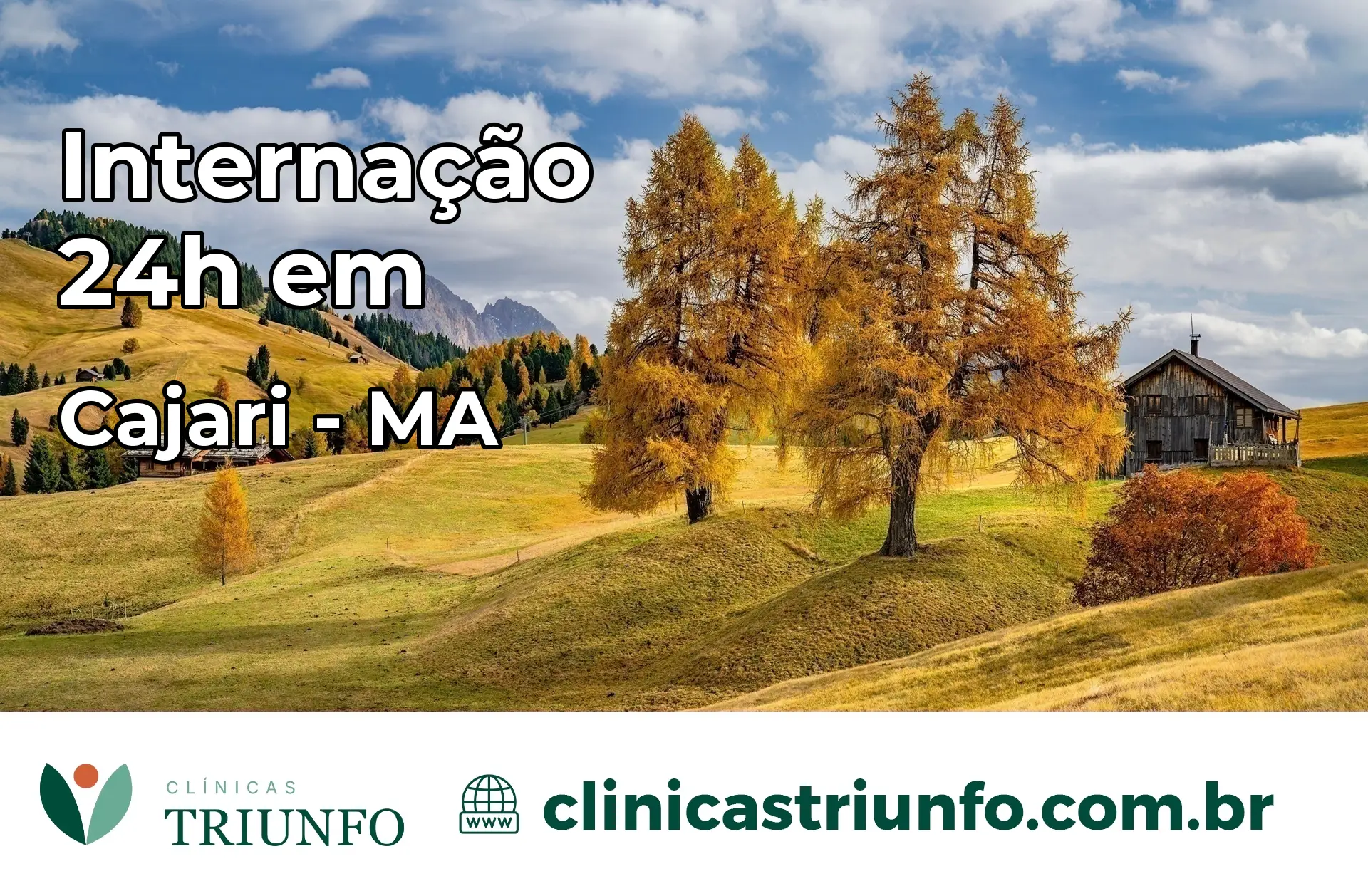 Internação 24 horas em Cajari – MA