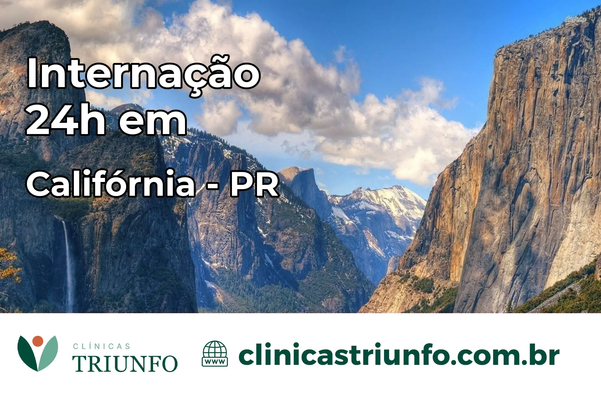 Internação 24 horas em Califórnia – PR