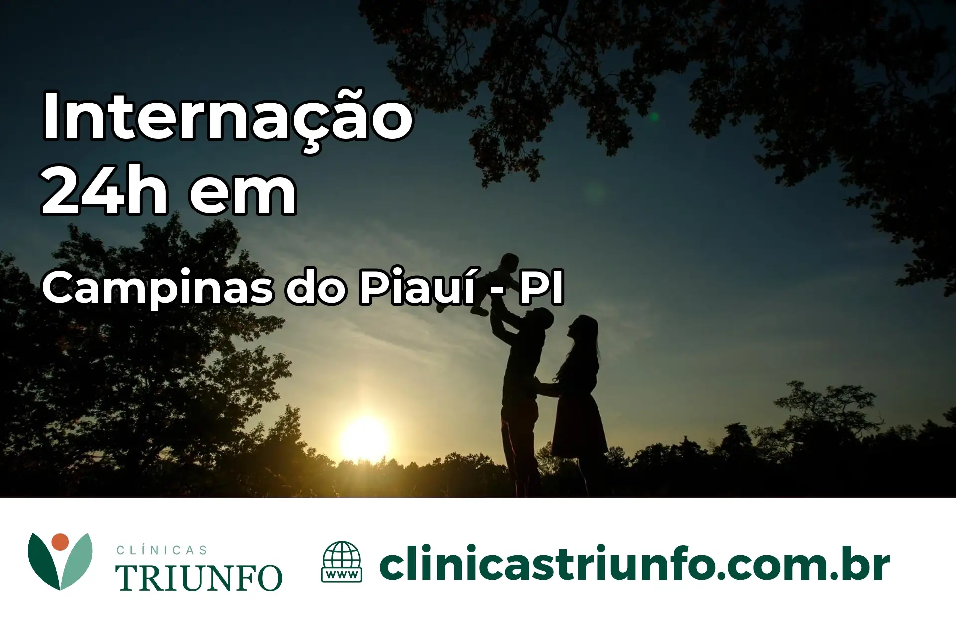 Internação 24 horas em Campinas do Piauí – PI