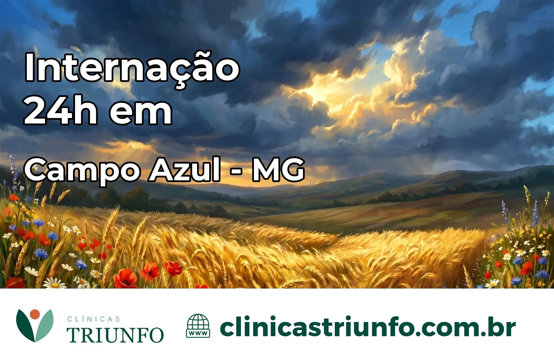 Internação 24 horas em Campo Azul – MG