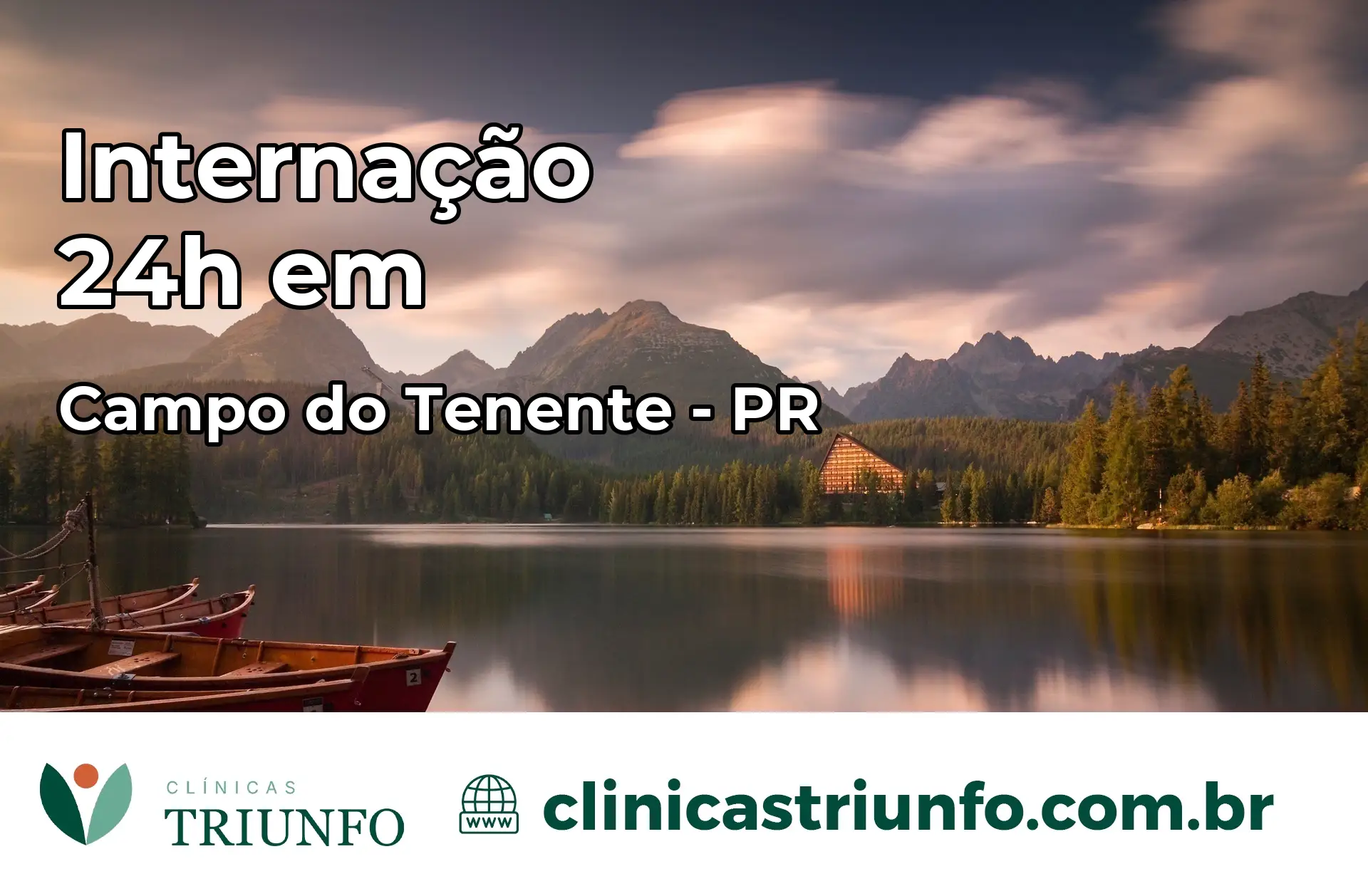 Internação 24 horas em Campo do Tenente – PR
