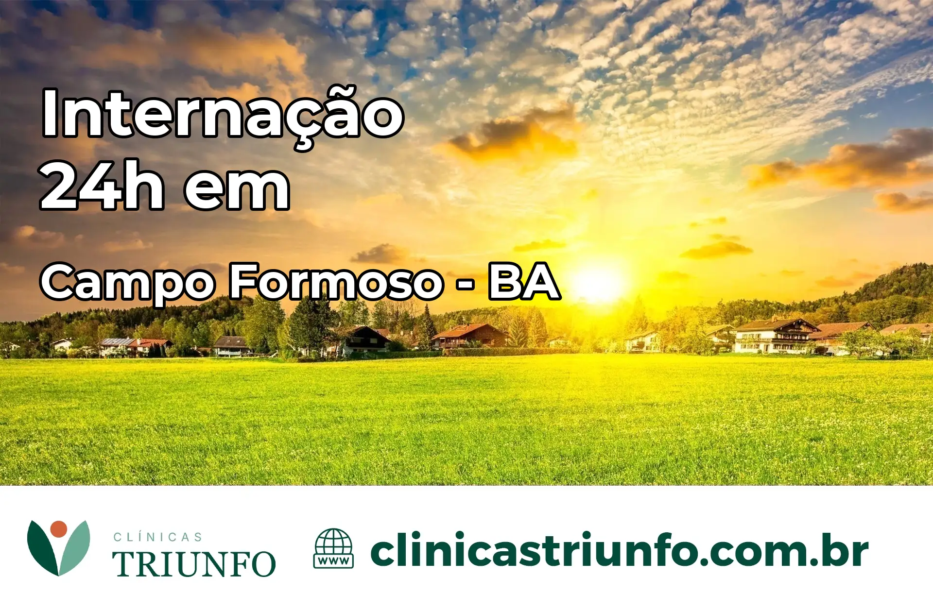 Internação 24 horas em Campo Formoso – BA