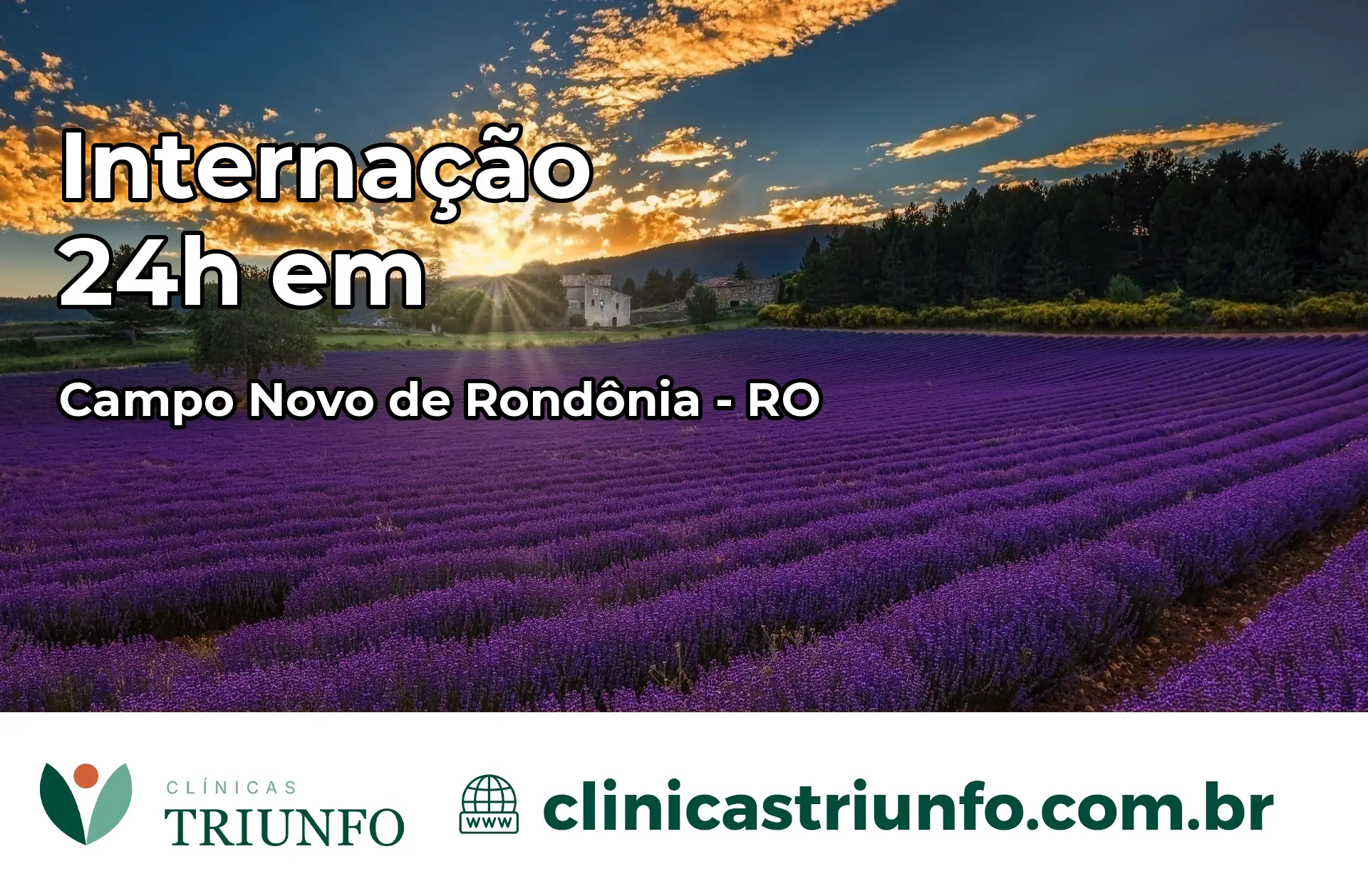 Internação 24 horas em Campo Novo de Rondônia – RO