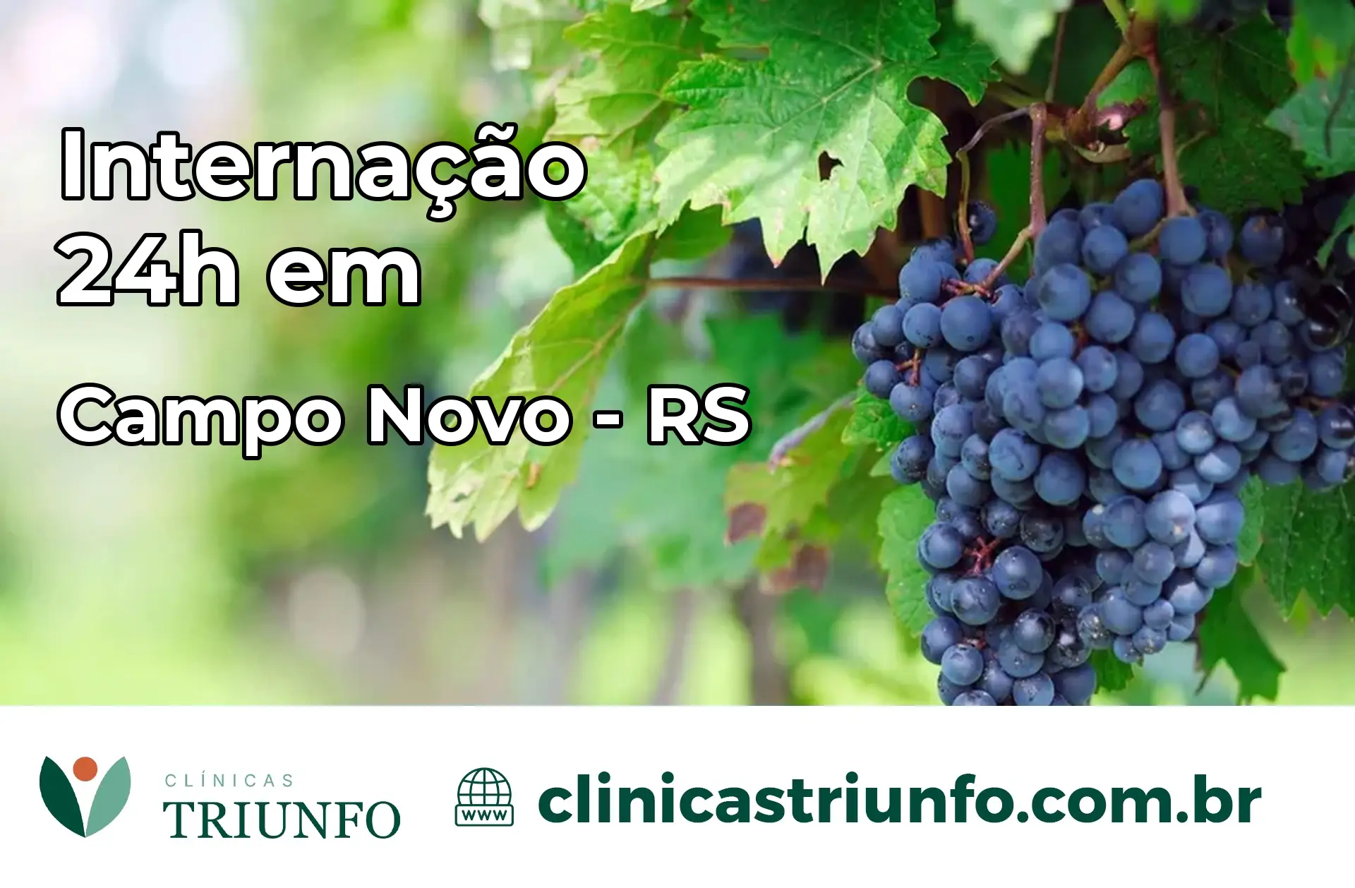 Internação 24 horas em Campo Novo – RS