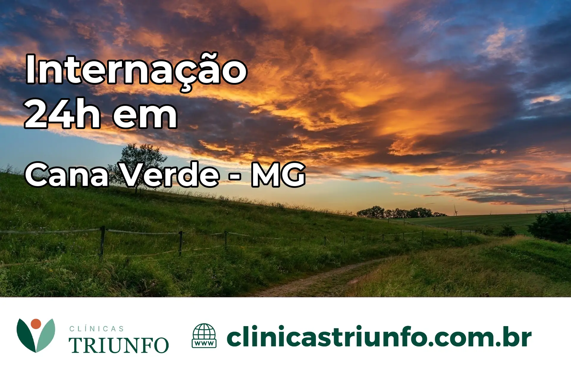 Internação 24 horas em Cana Verde – MG