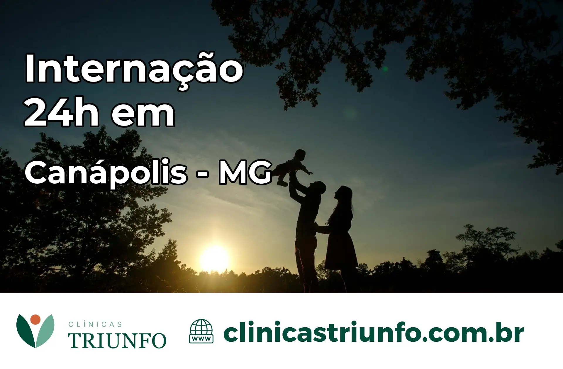 Internação 24 horas em Canápolis – MG