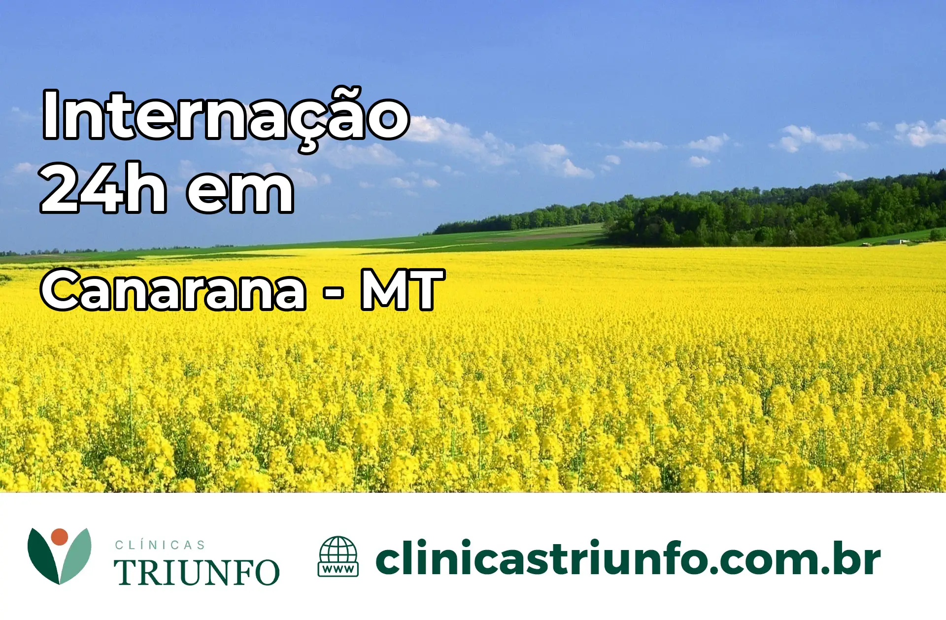 Internação 24 horas em Canarana – MT