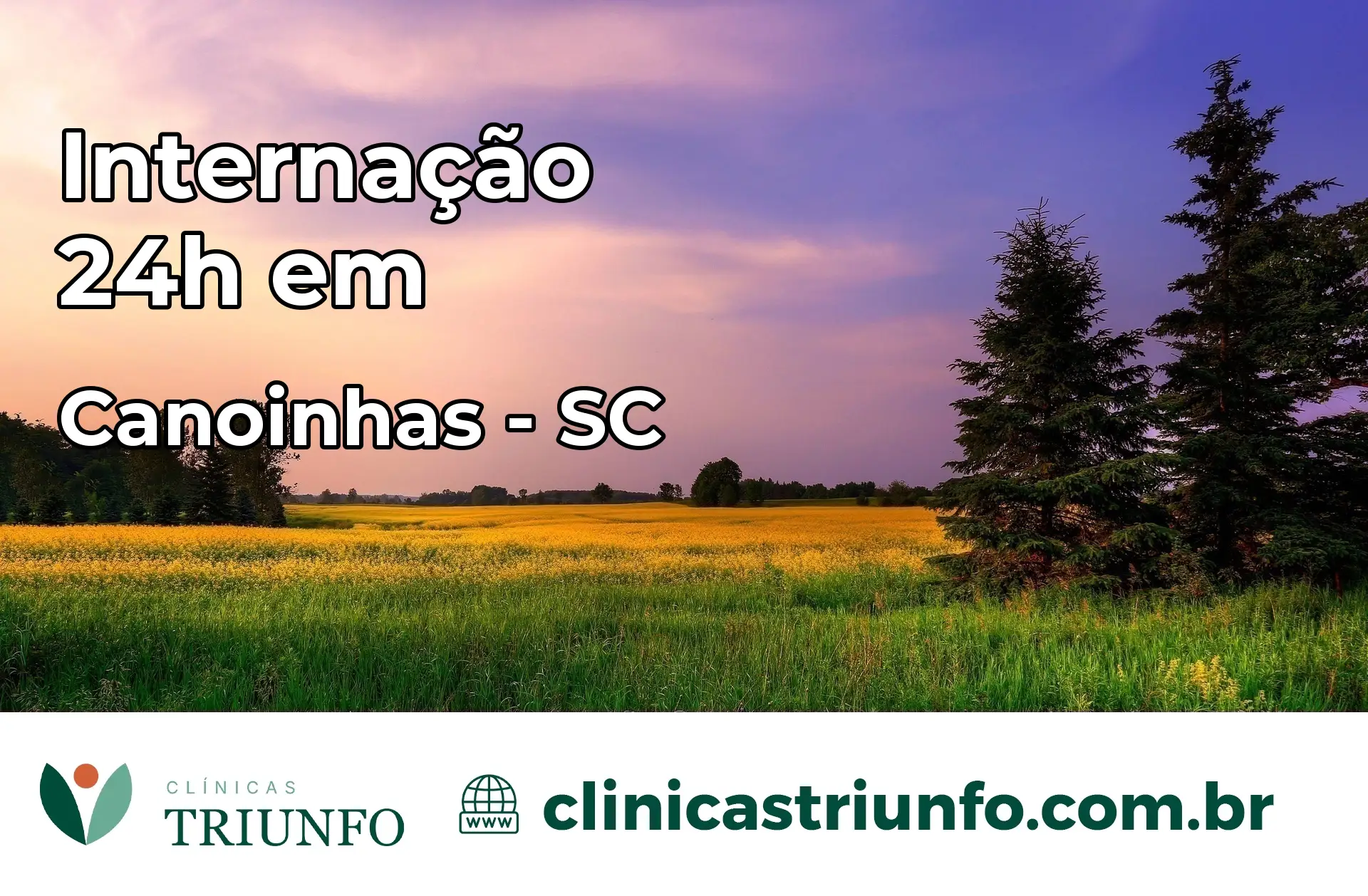 Internação 24 horas em Canoinhas – SC