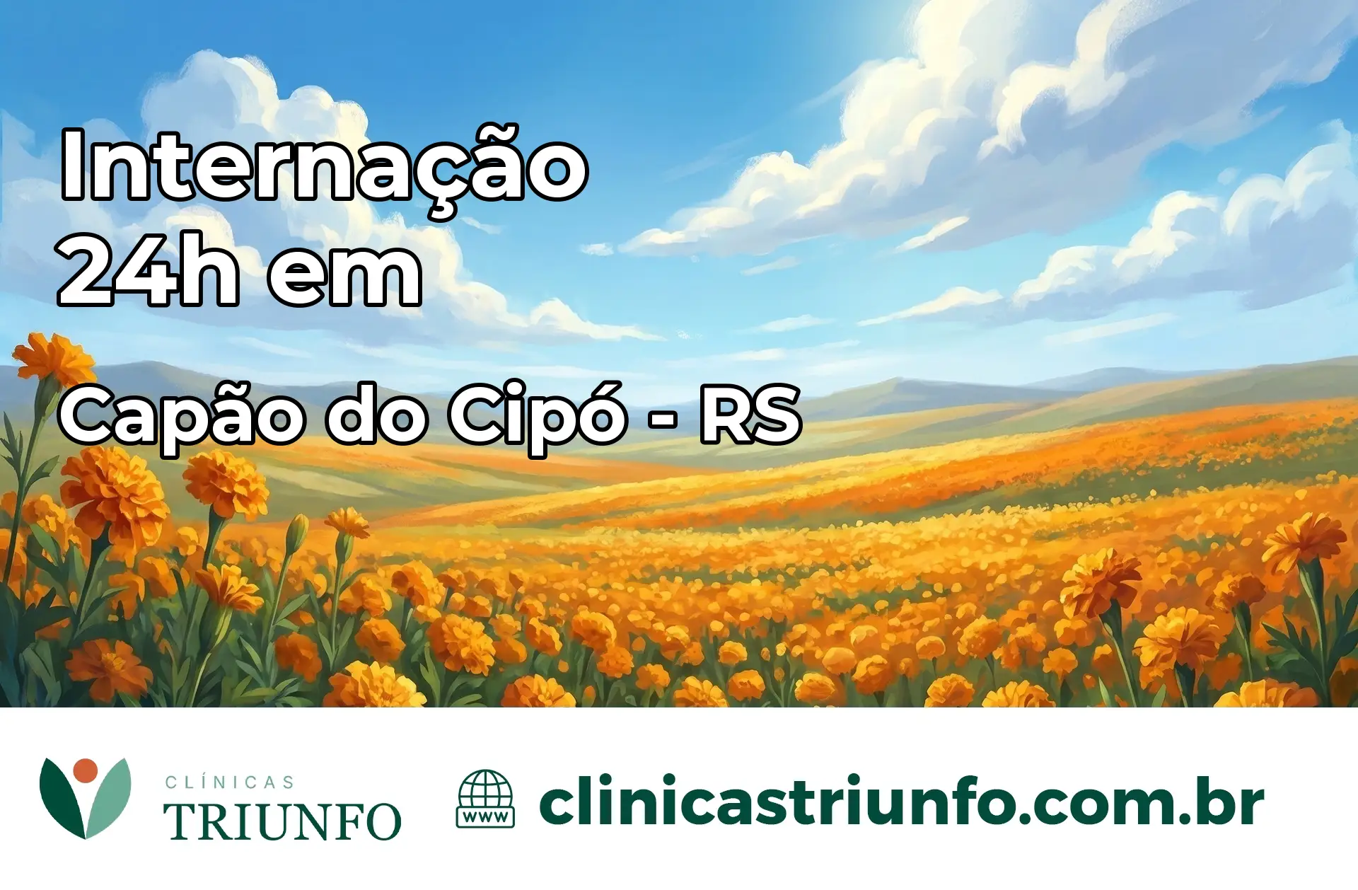 Internação 24 horas em Capão do Cipó – RS