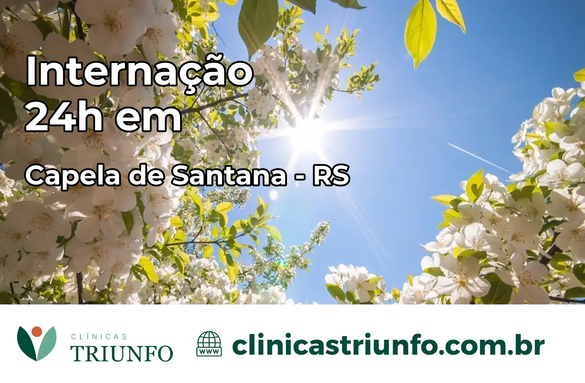 Internação 24 horas em Capela de Santana – RS