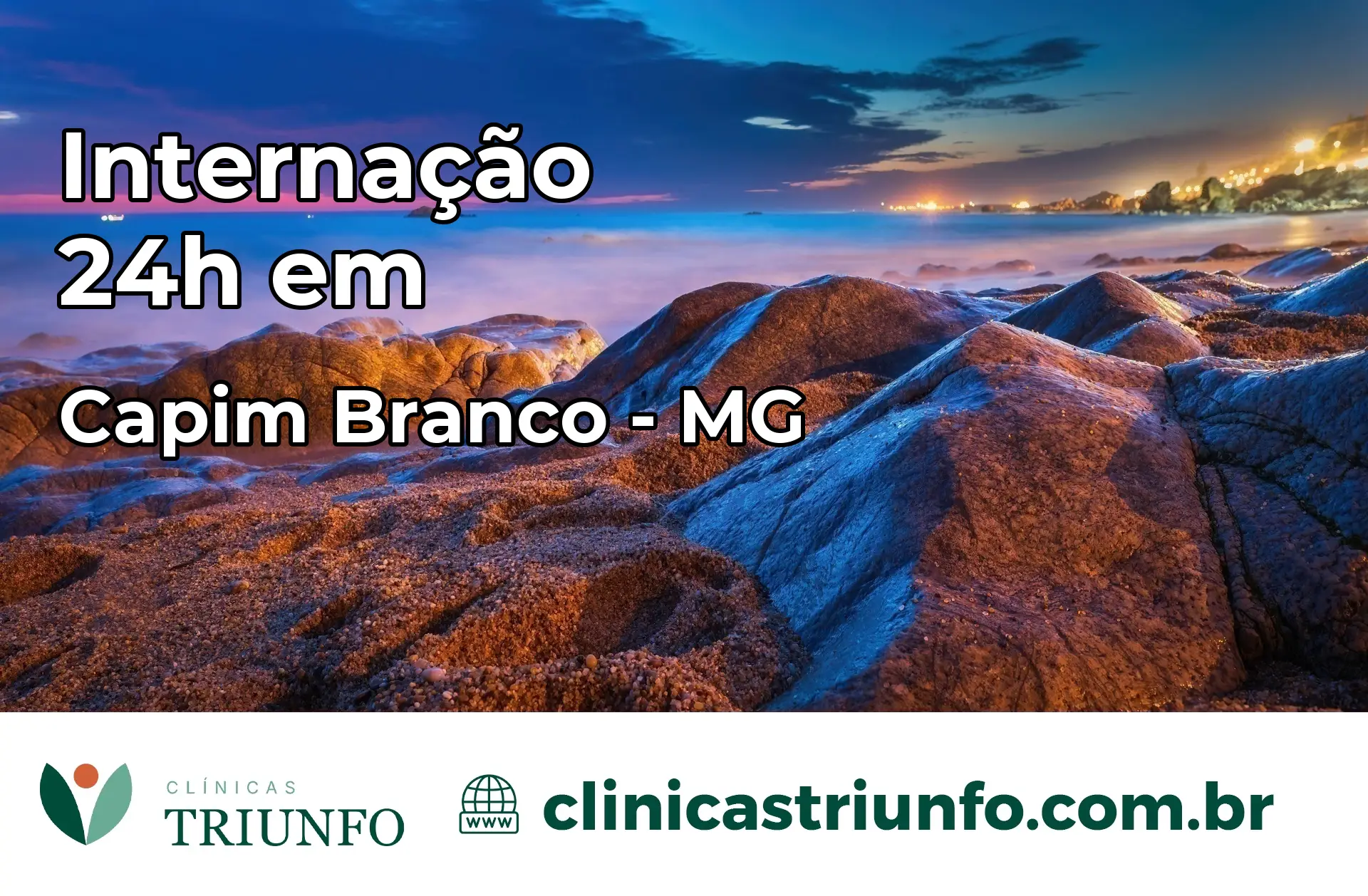Internação 24 horas em Capim Branco – MG