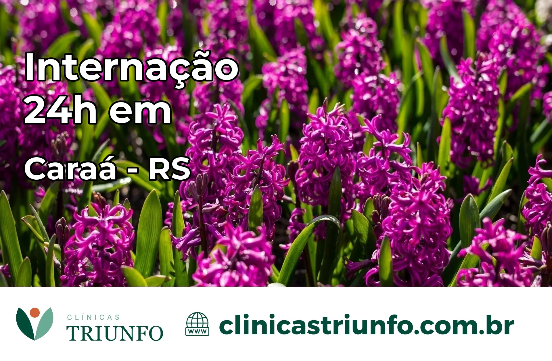Internação 24 horas em Caraá – RS