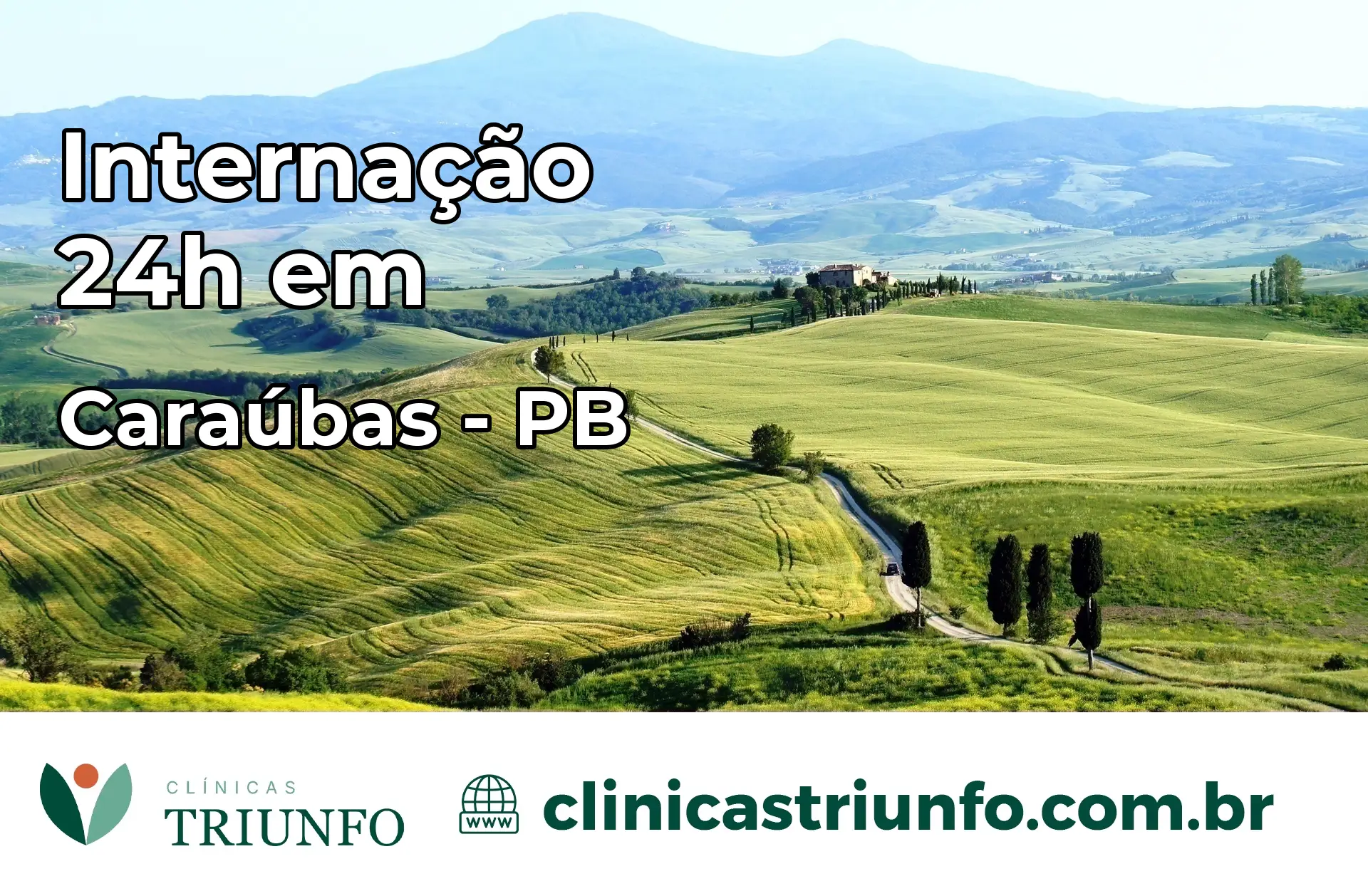 Internação 24 horas em Caraúbas – PB