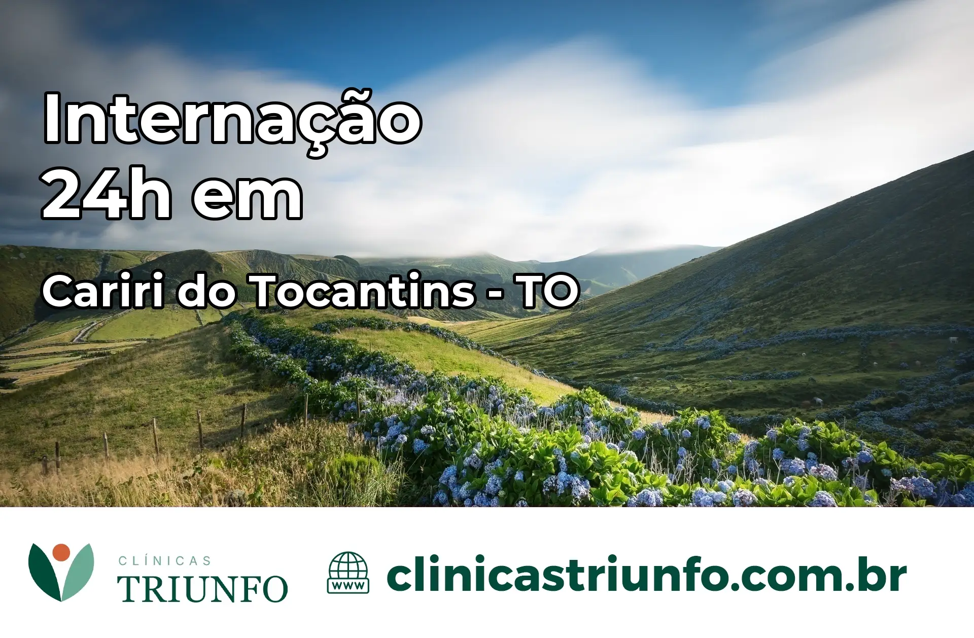 Internação 24 horas em Cariri do Tocantins – TO