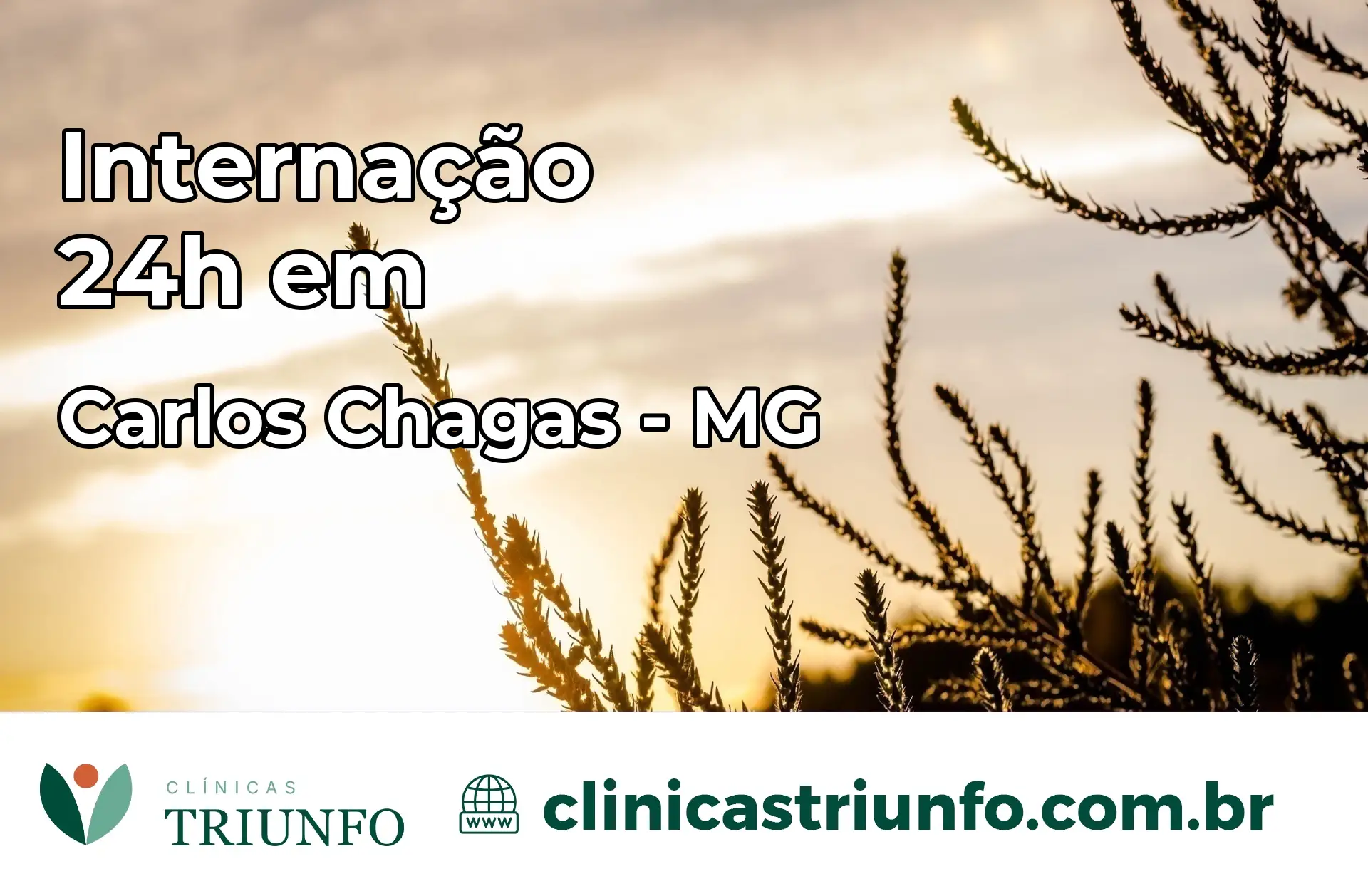 Internação 24 horas em Carlos Chagas – MG