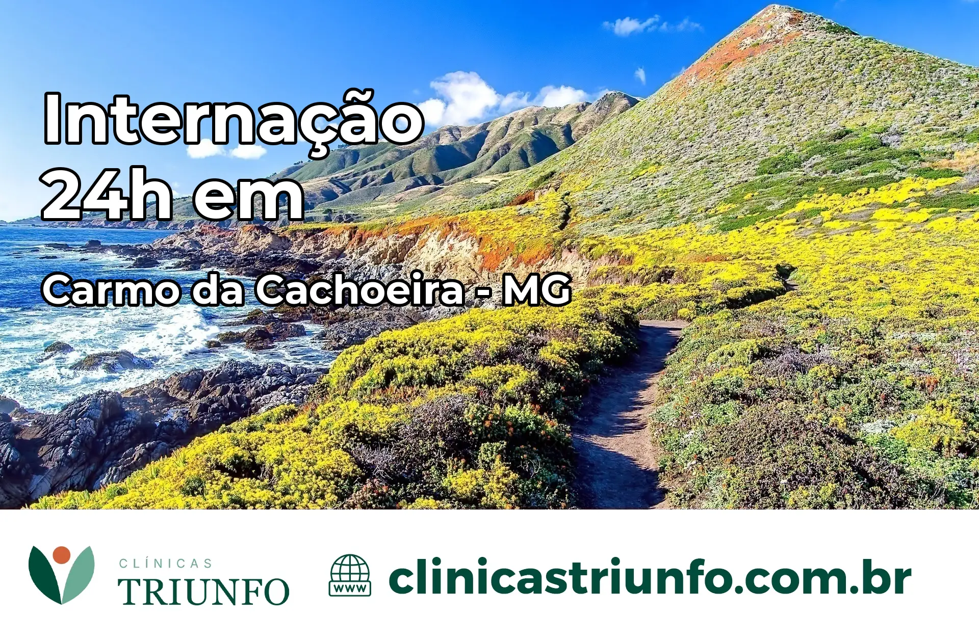 Internação 24 horas em Carmo da Cachoeira – MG