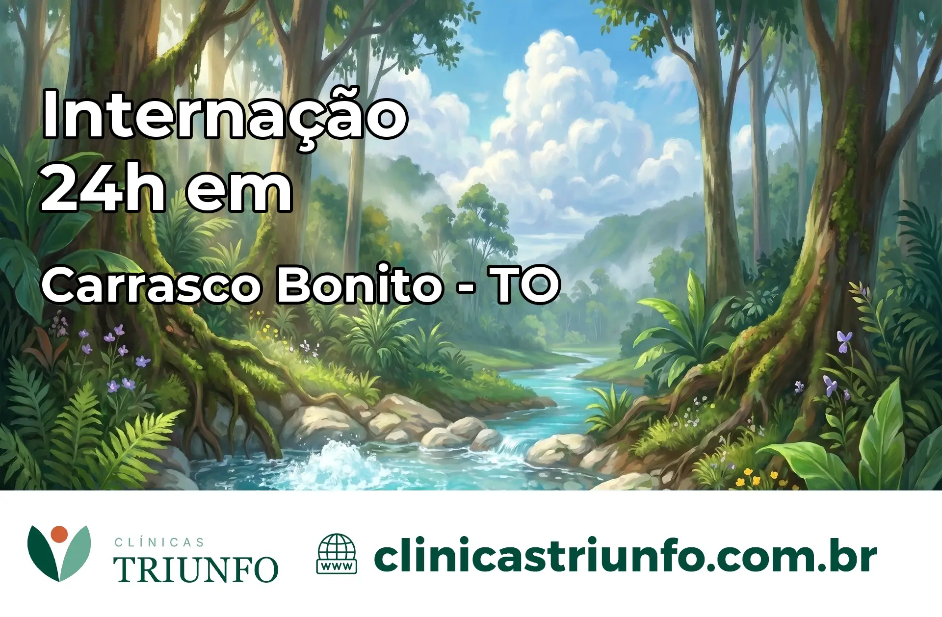 Internação 24 horas em Carrasco Bonito – TO