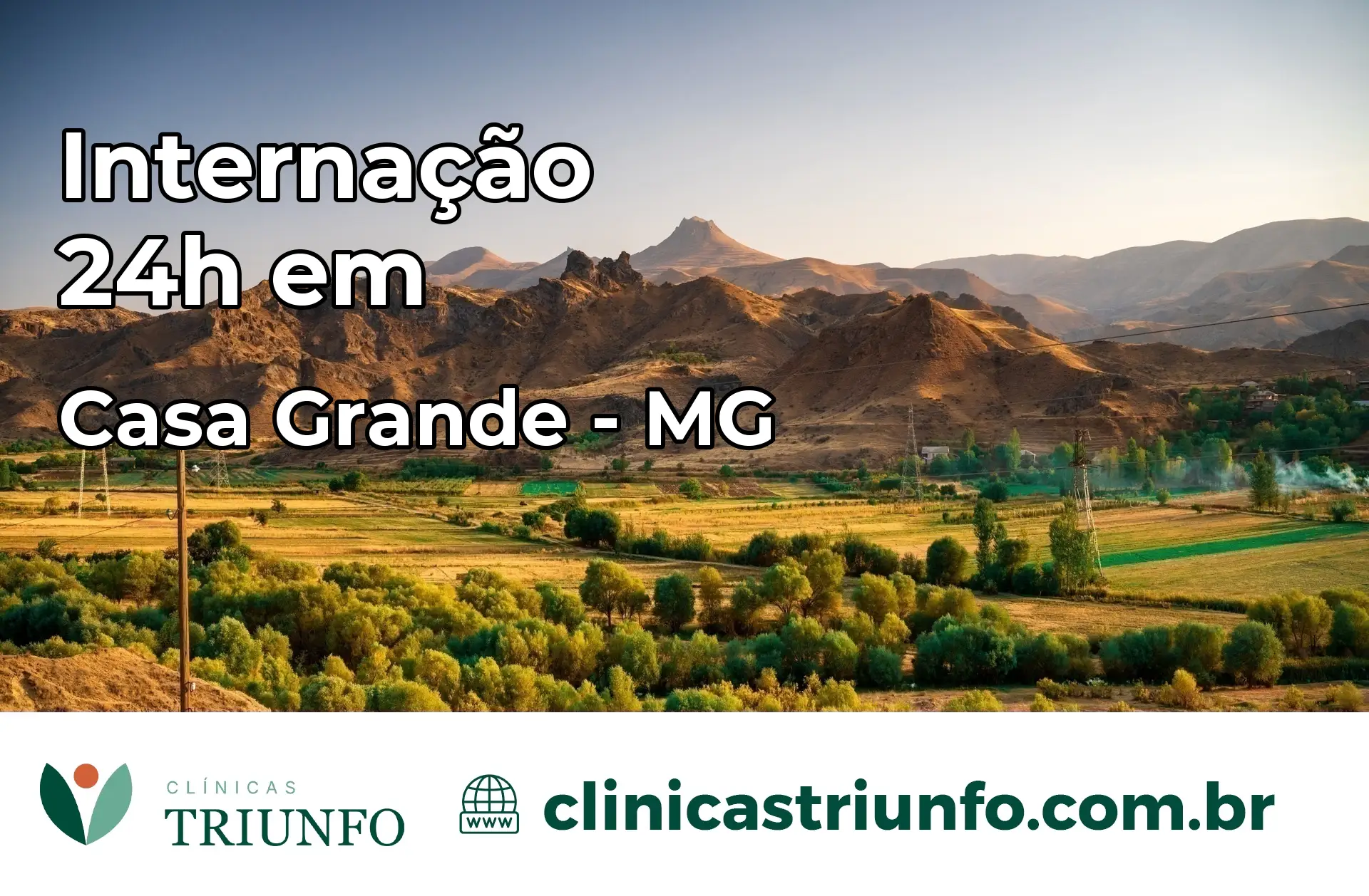 Internação 24 horas em Casa Grande – MG