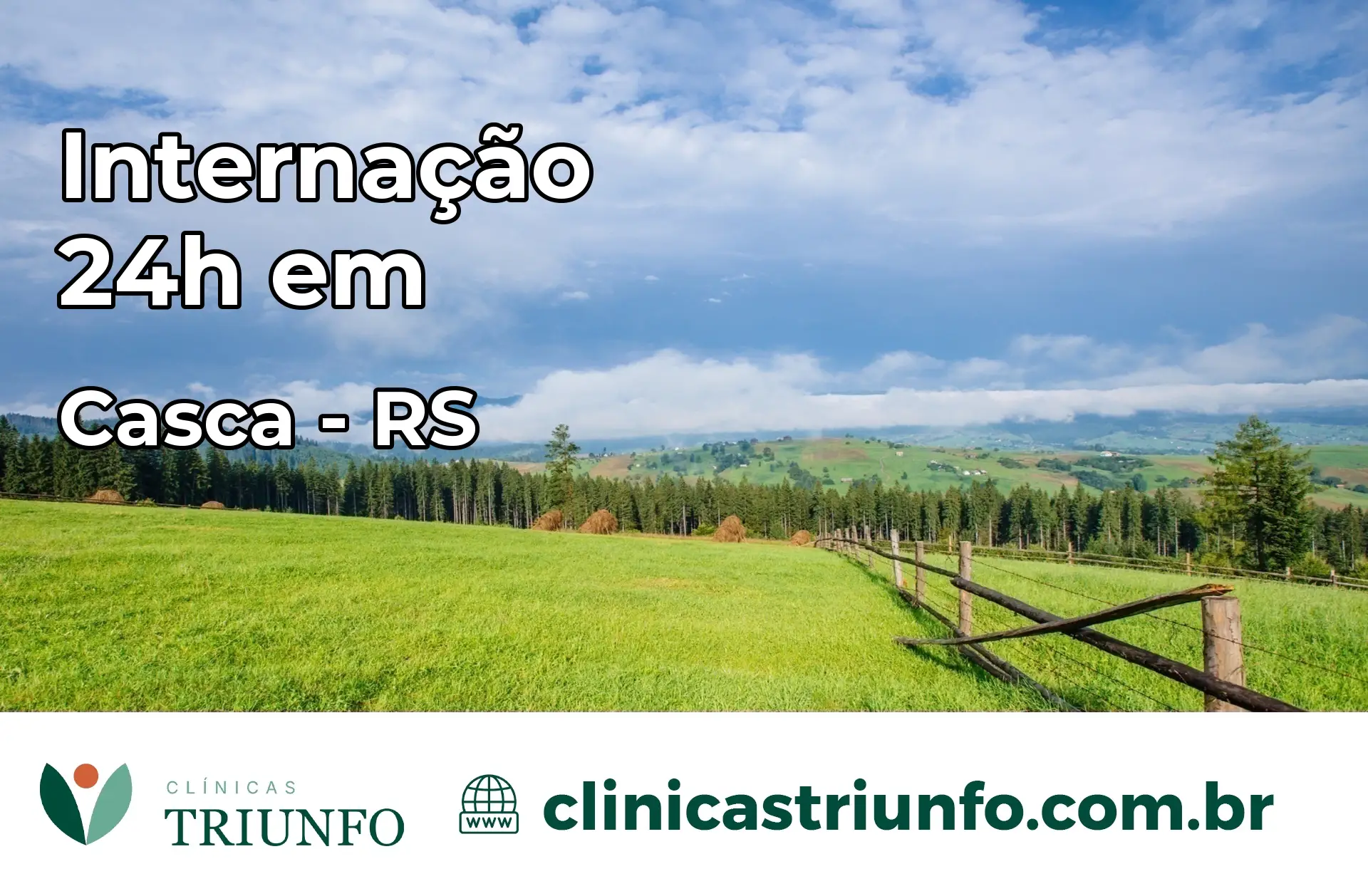 Internação 24 horas em Casca – RS