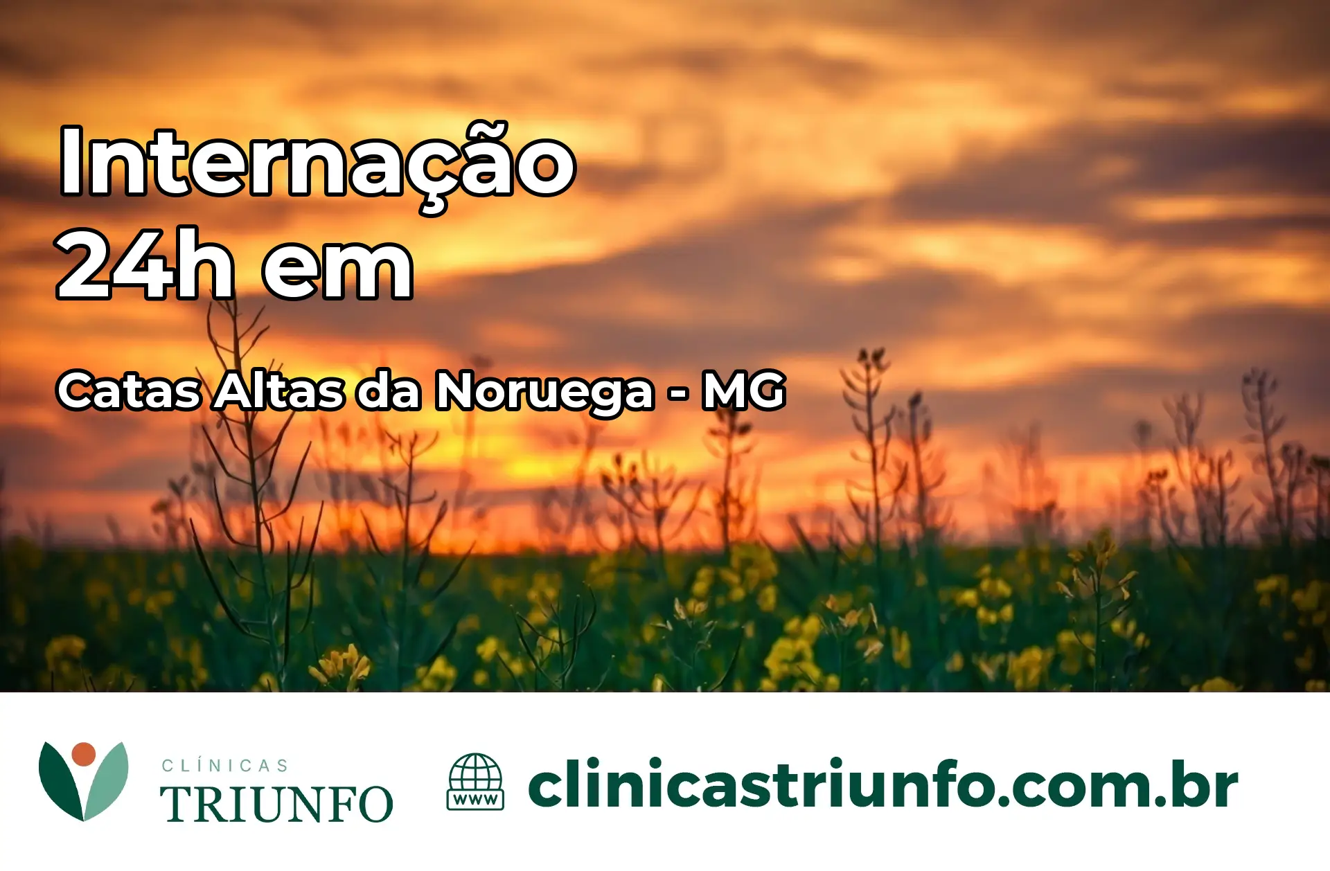Internação 24 horas em Catas Altas da Noruega – MG