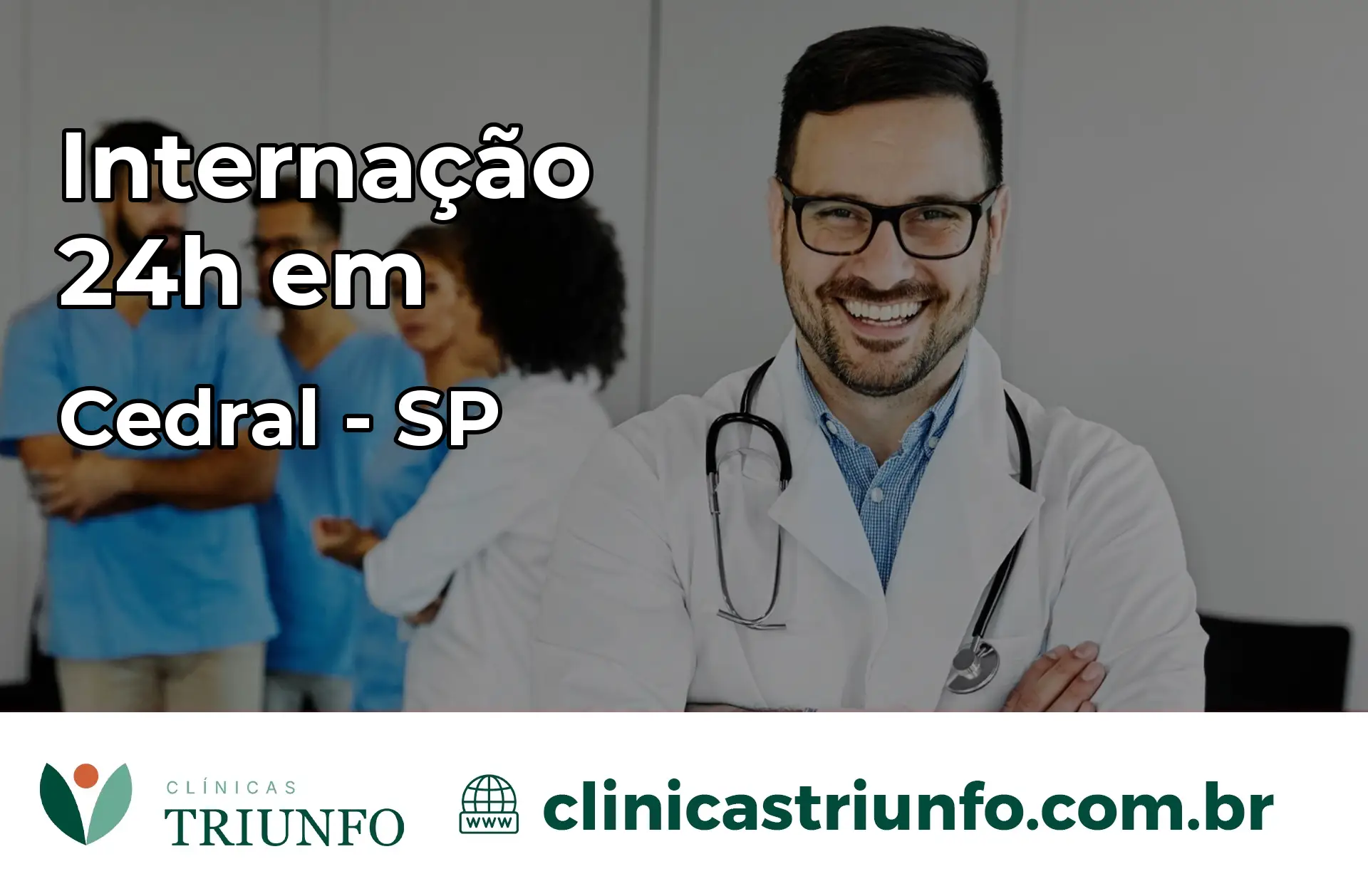 Internação 24 horas em Cedral – SP