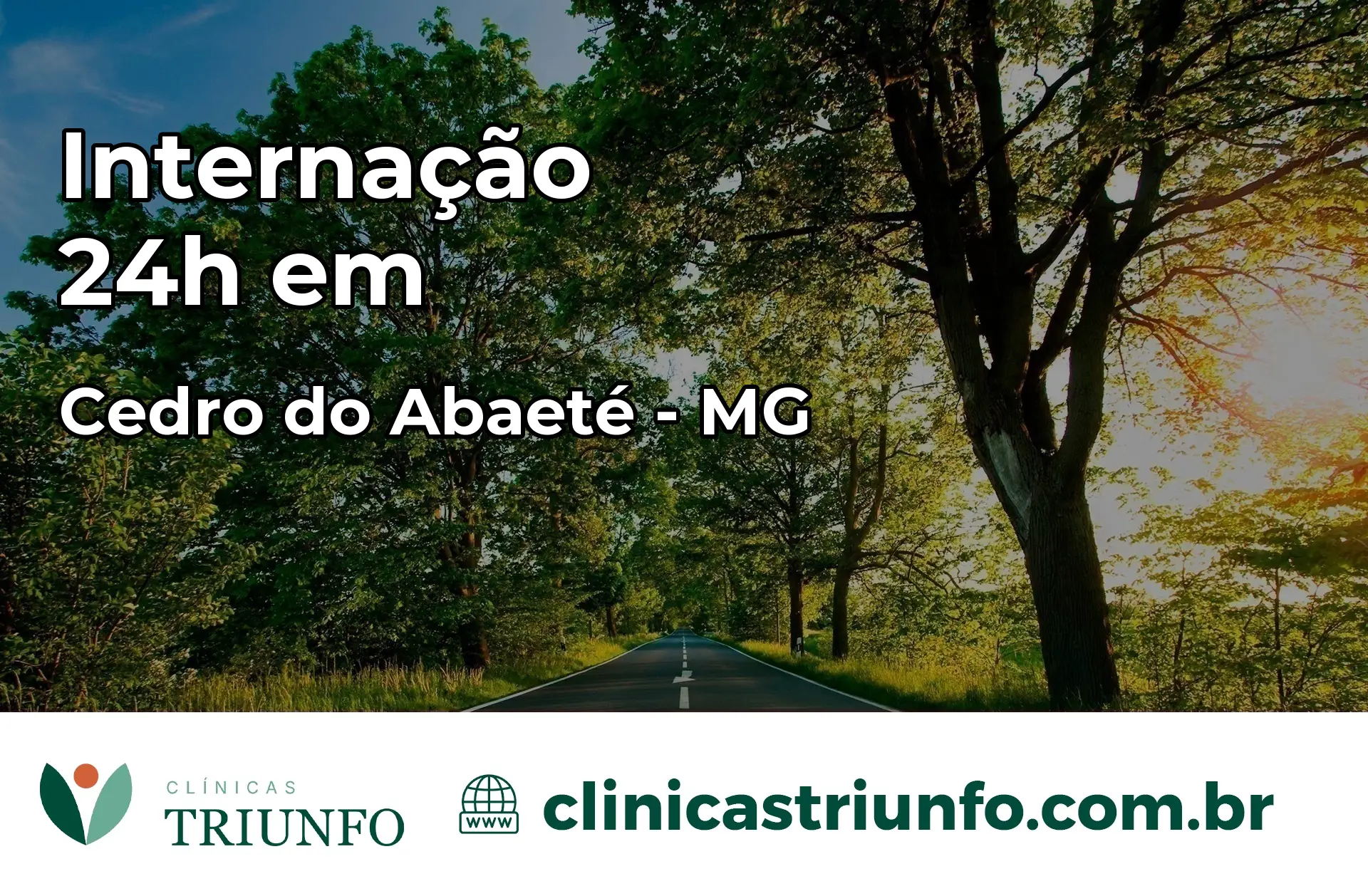 Internação 24 horas em Cedro do Abaeté – MG