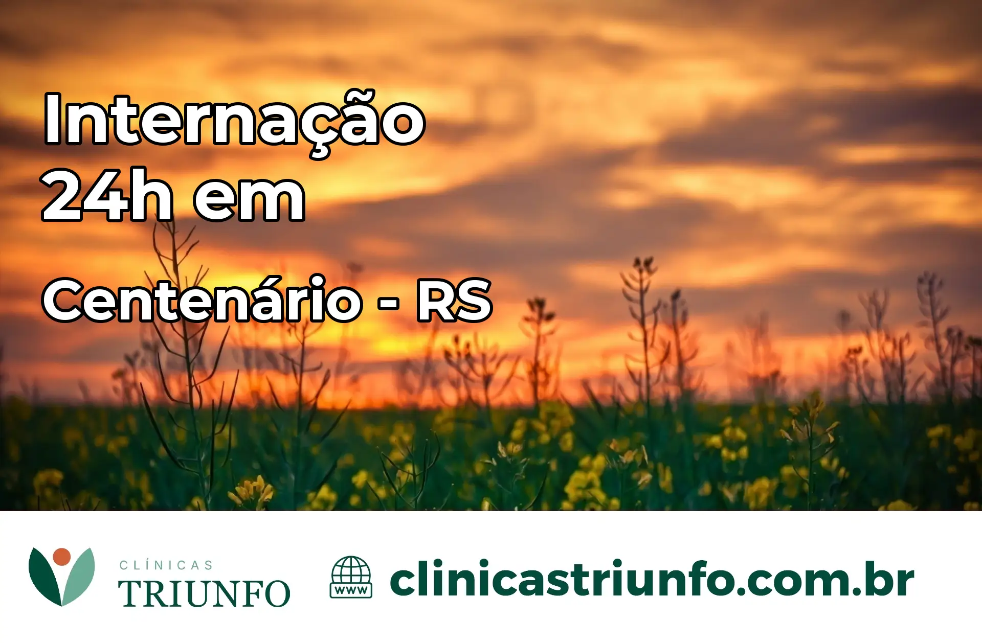 Internação 24 horas em Centenário – RS