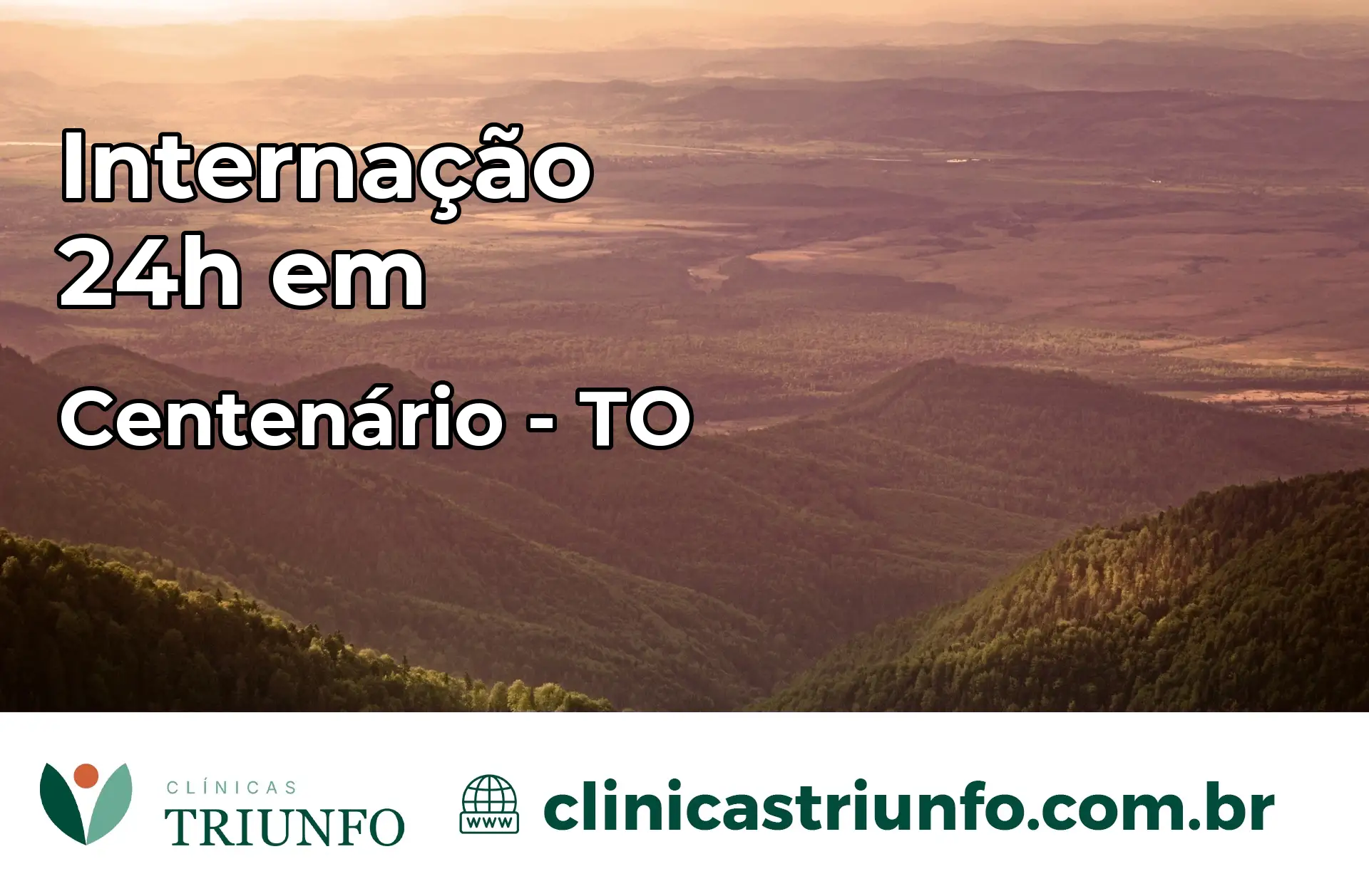 Internação 24 horas em Centenário – TO