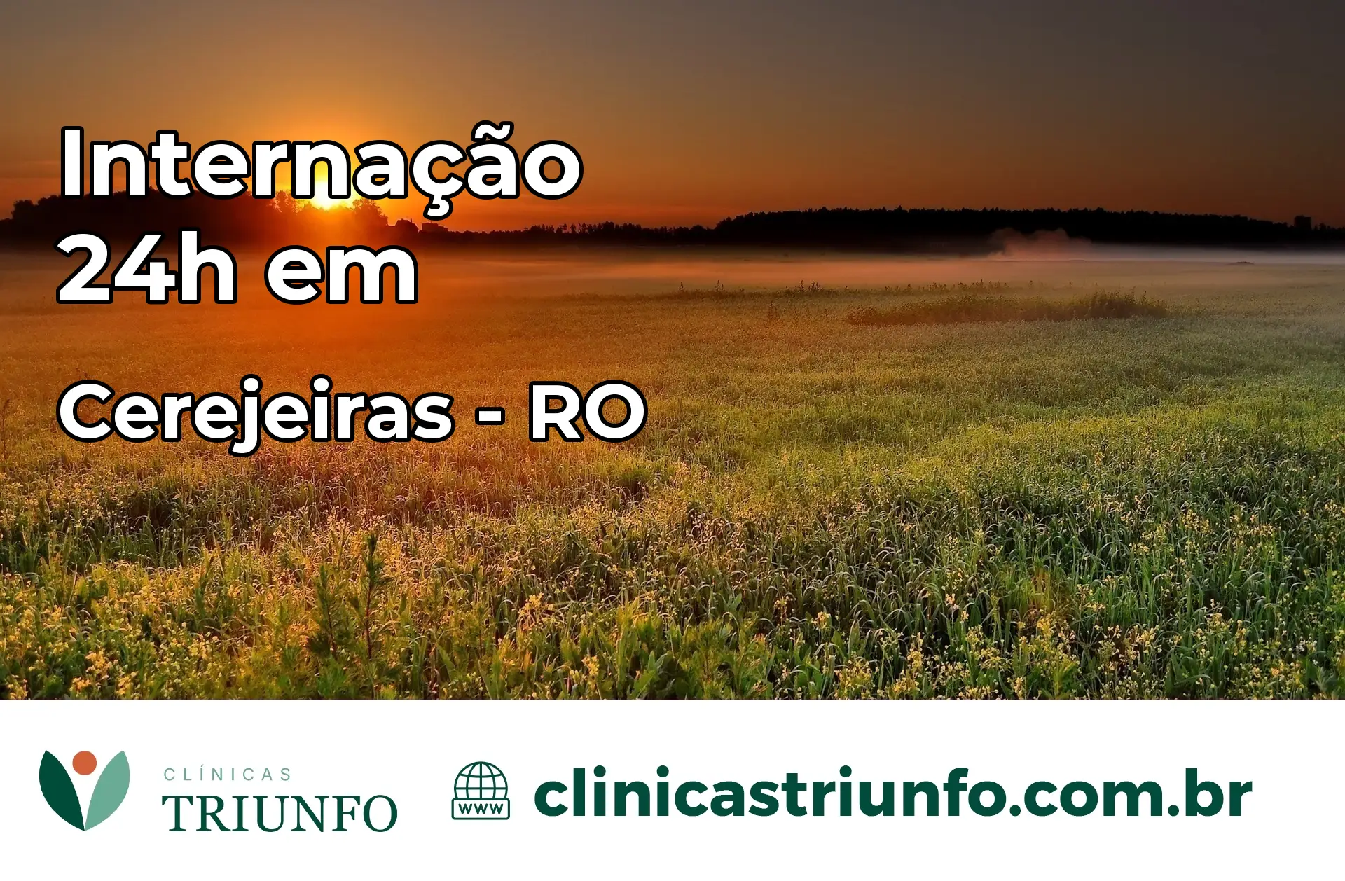 Internação 24 horas em Cerejeiras – RO