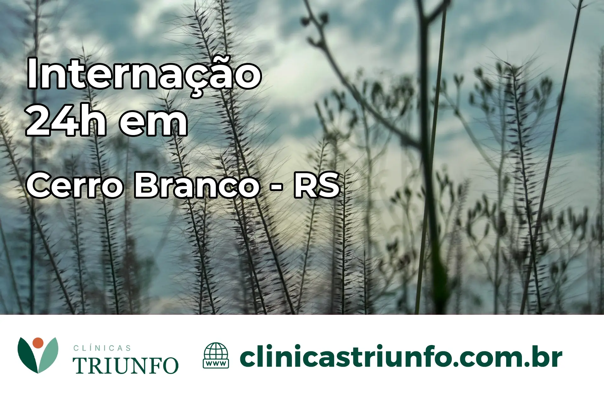 Internação 24 horas em Cerro Branco – RS