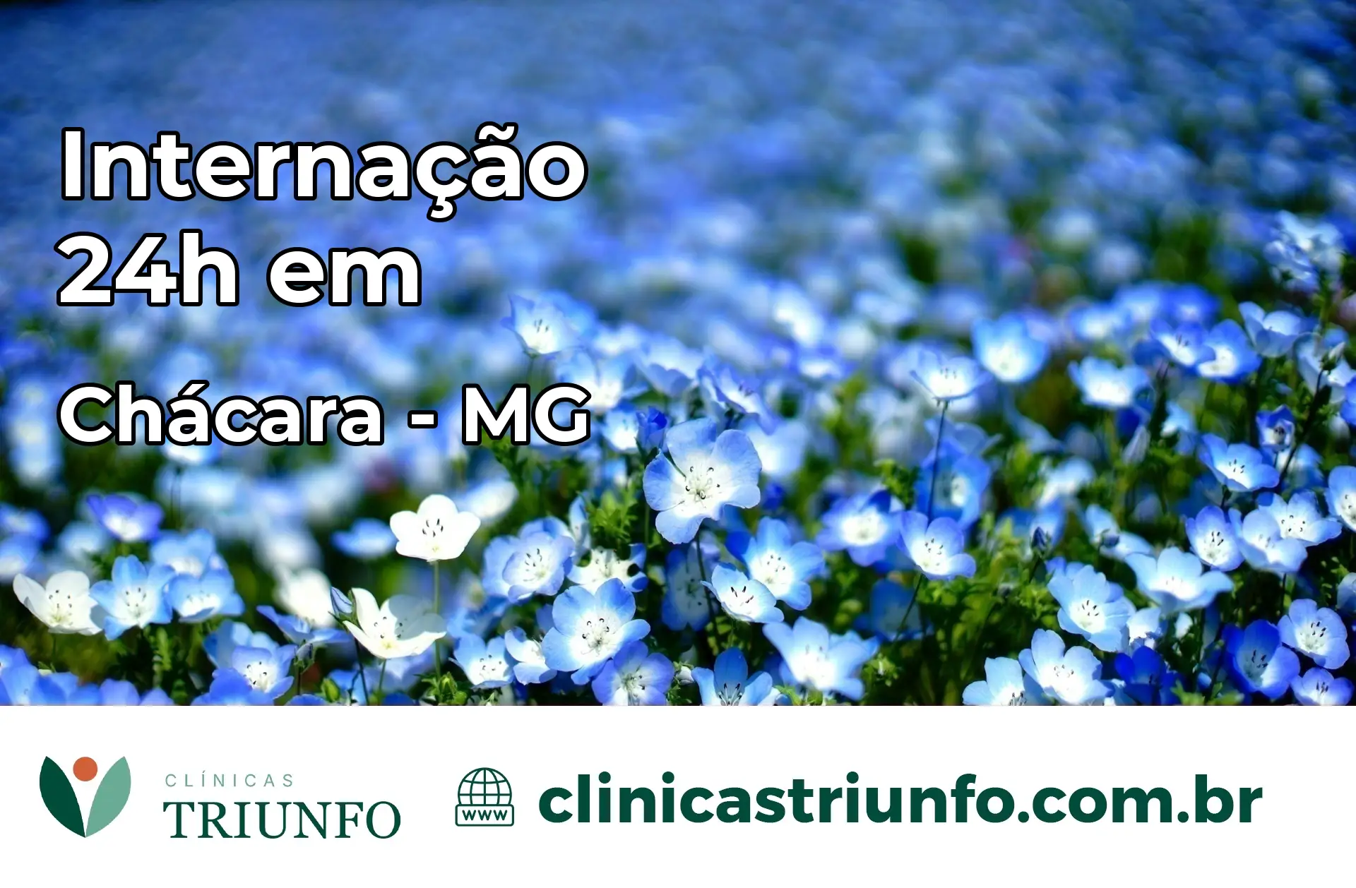 Internação 24 horas em Chácara – MG