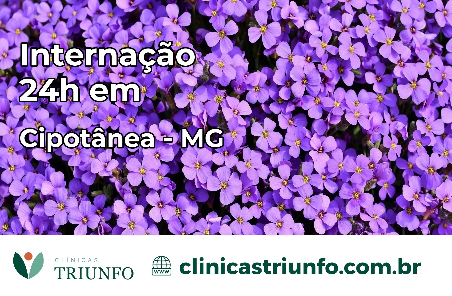 Internação 24 horas em Cipotânea – MG