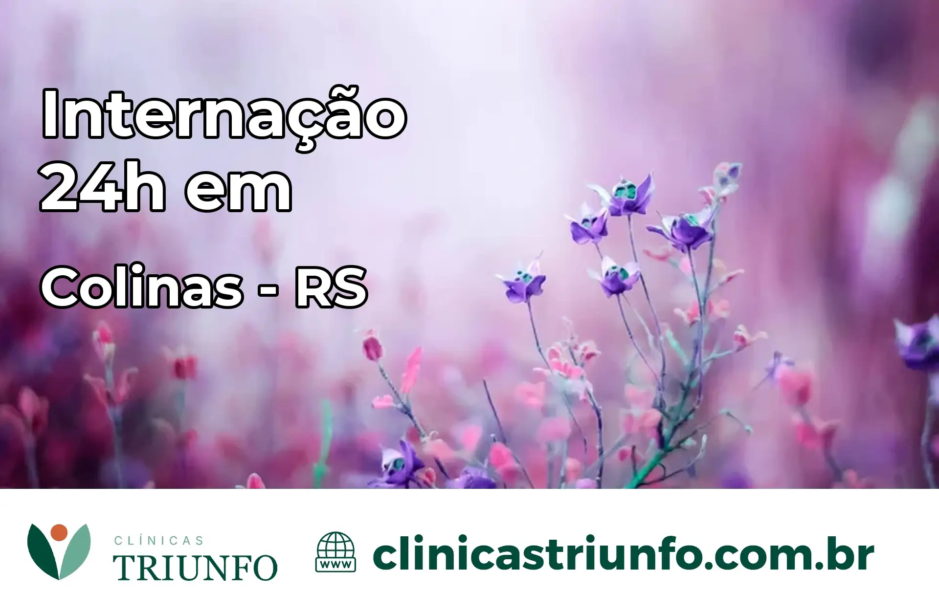 Internação 24 horas em Colinas – RS