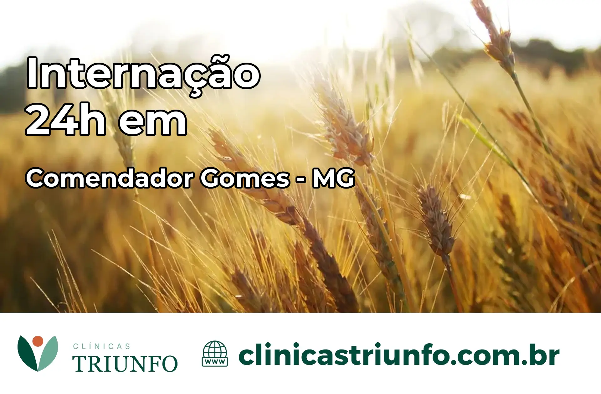 Internação 24 horas em Comendador Gomes – MG