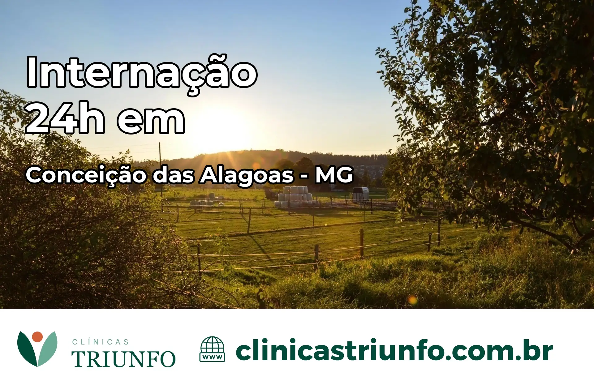 Internação 24 horas em Conceição das Alagoas – MG