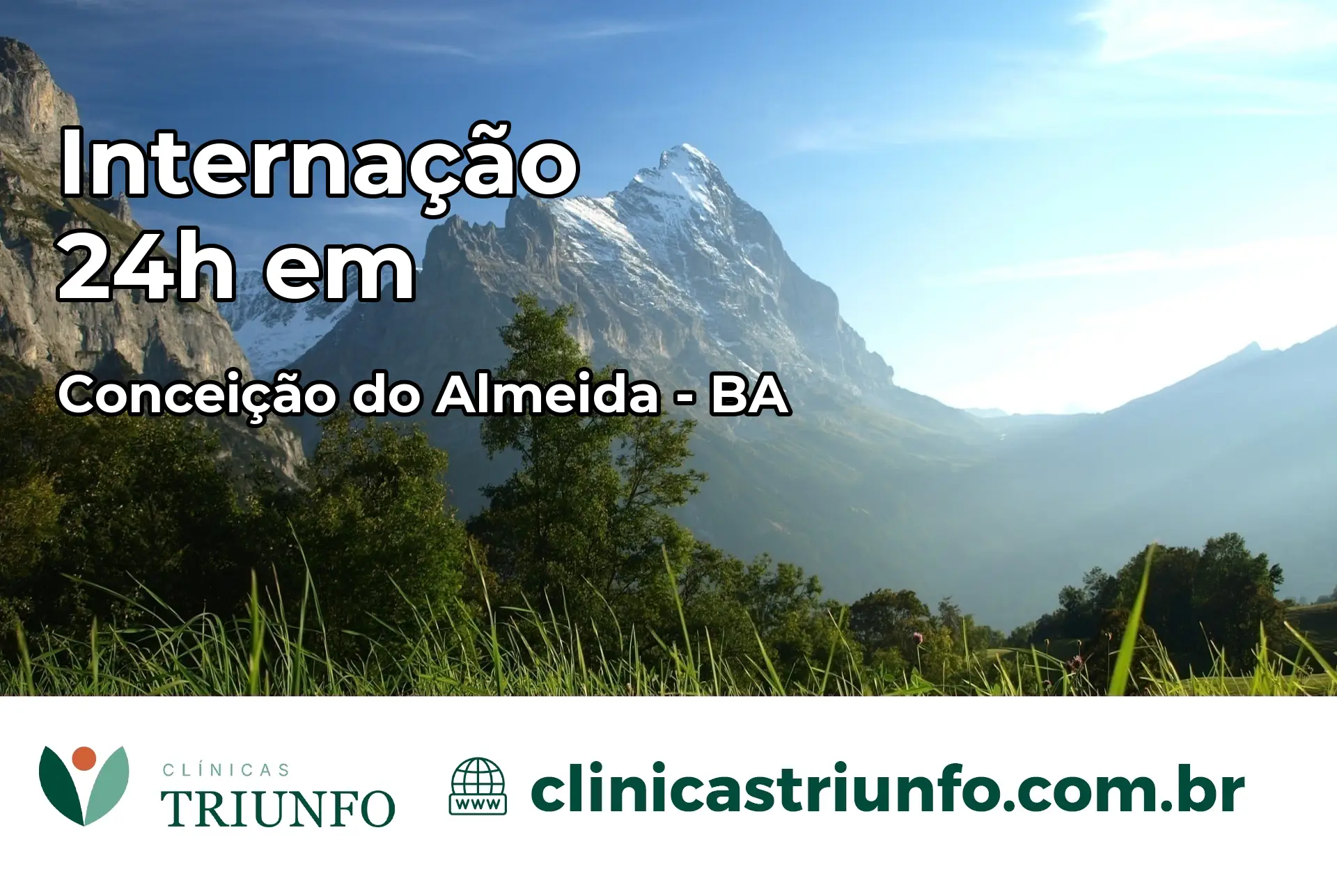 Internação 24 horas em Conceição do Almeida – BA