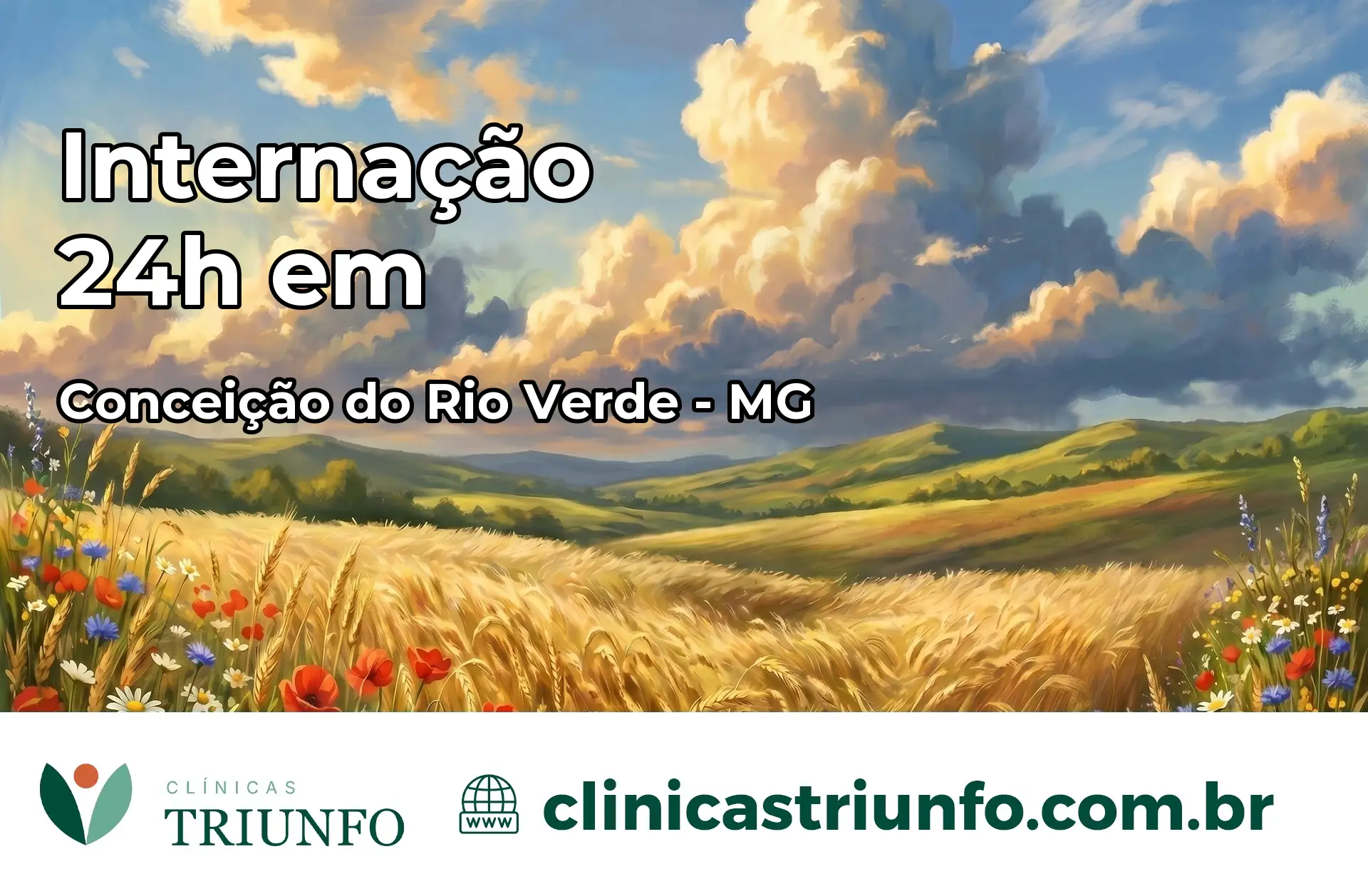 Internação 24 horas em Conceição do Rio Verde – MG
