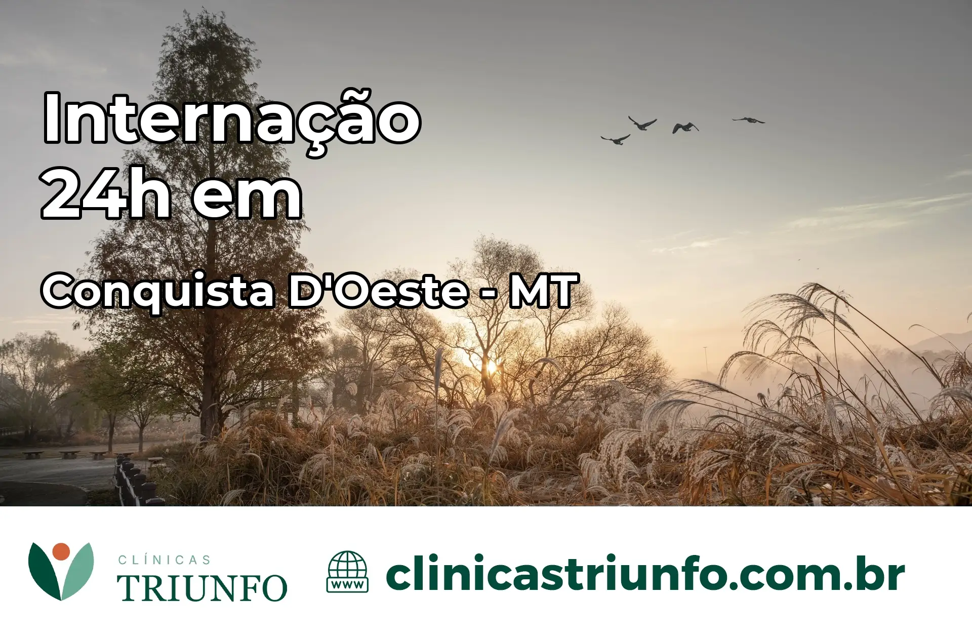 Internação 24 horas em Conquista D'Oeste – MT