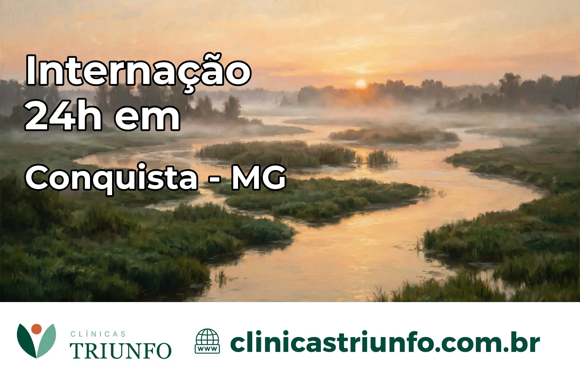 Internação 24 horas em Conquista – MG