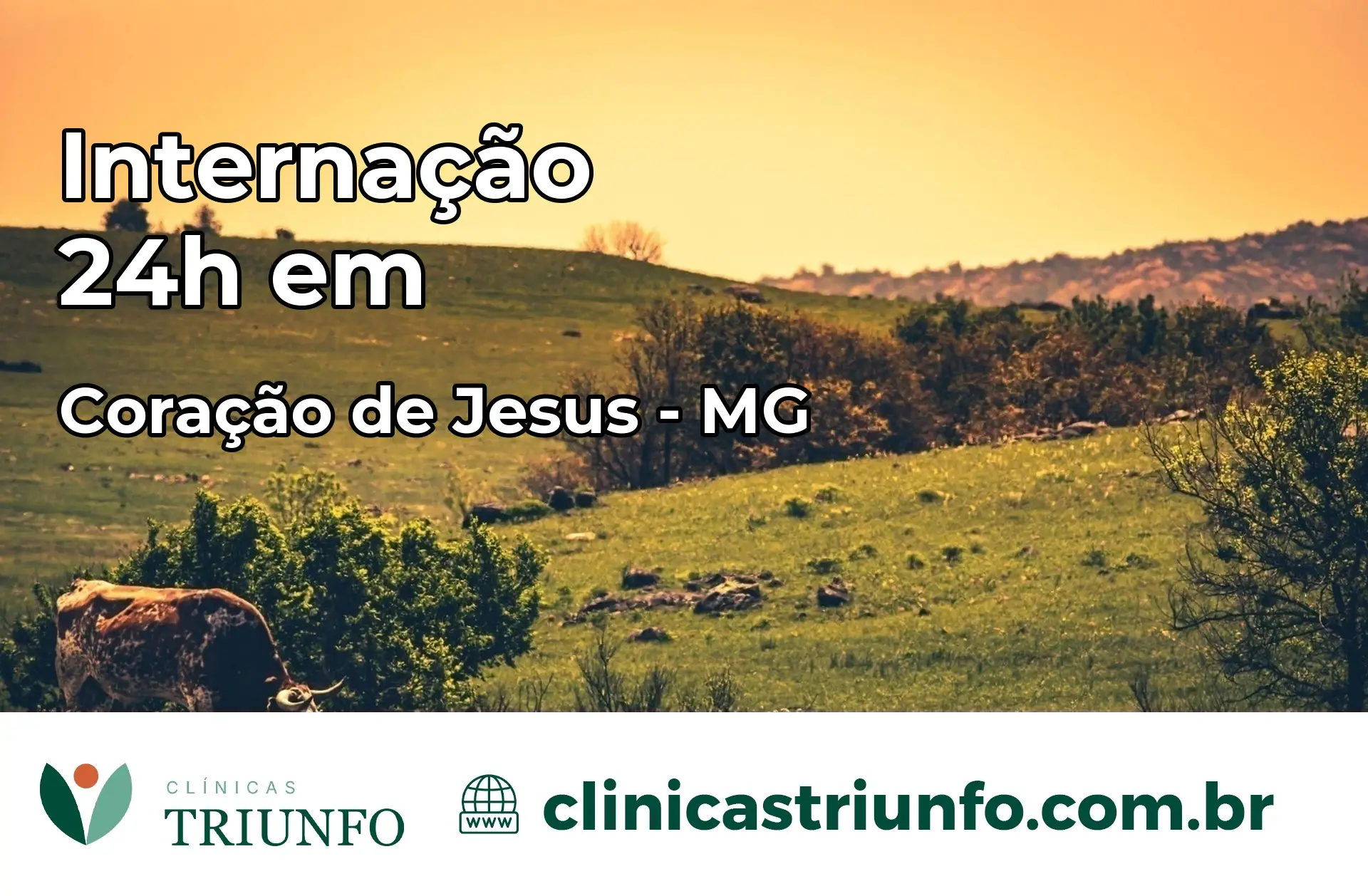 Internação 24 horas em Coração de Jesus – MG