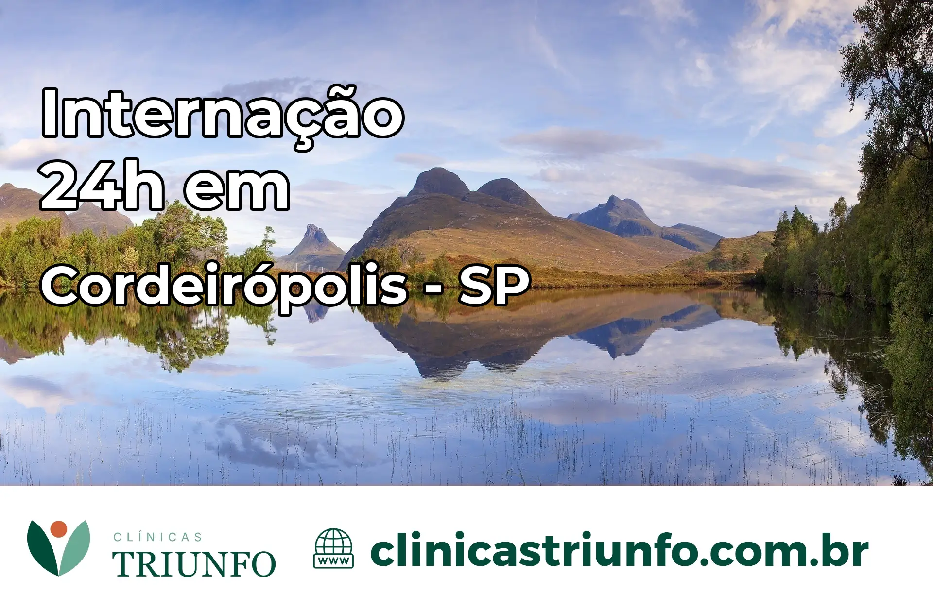 Internação 24 horas em Cordeirópolis – SP