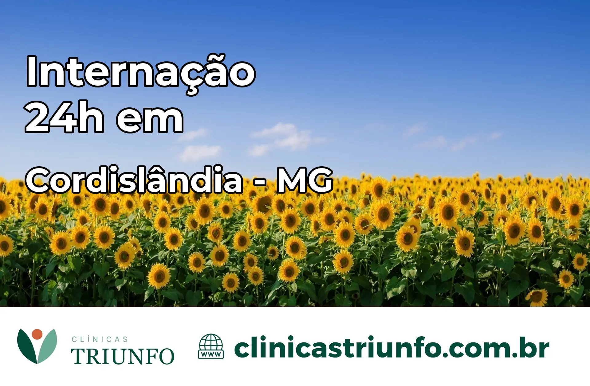 Internação 24 horas em Cordislândia – MG
