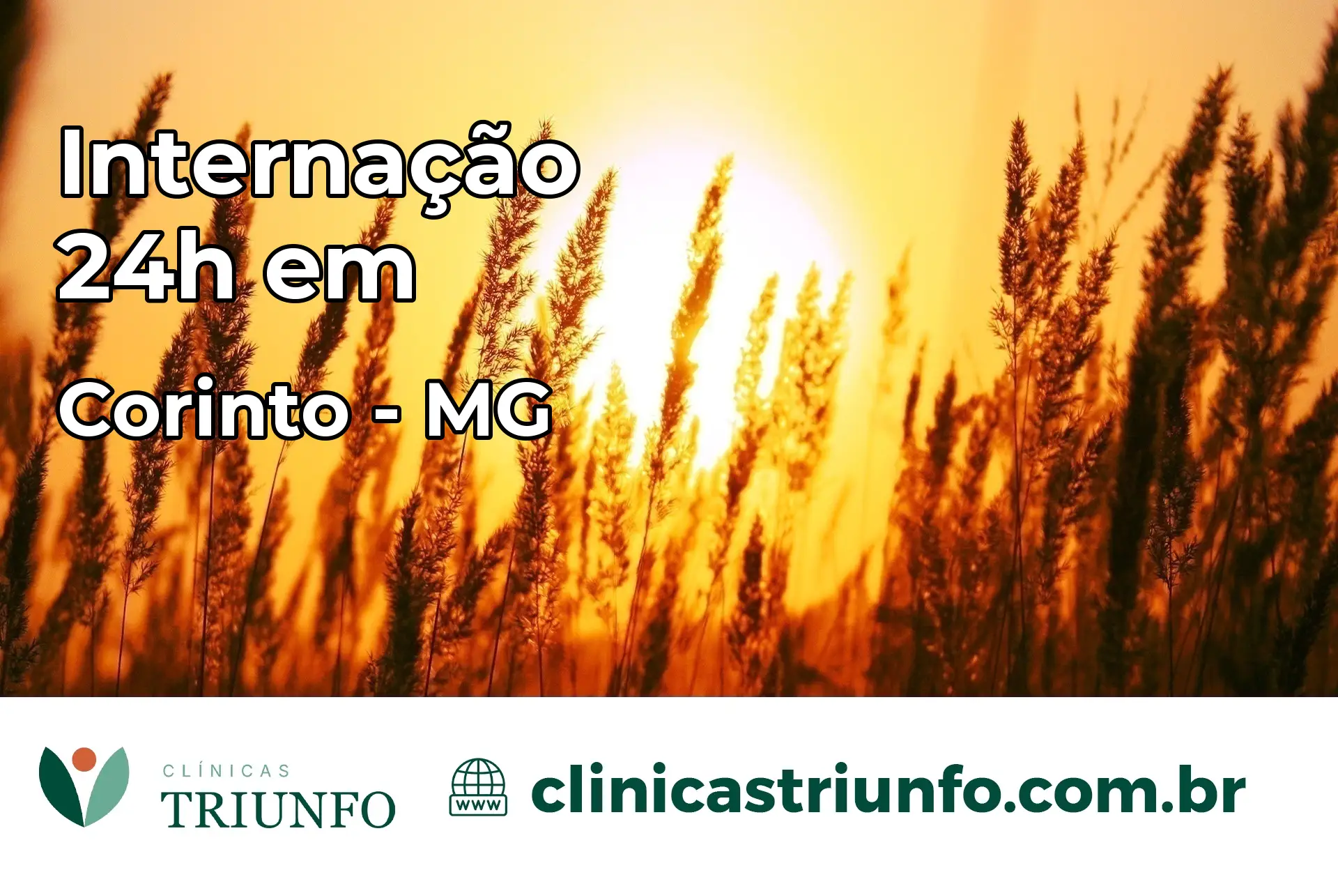 Internação 24 horas em Corinto – MG