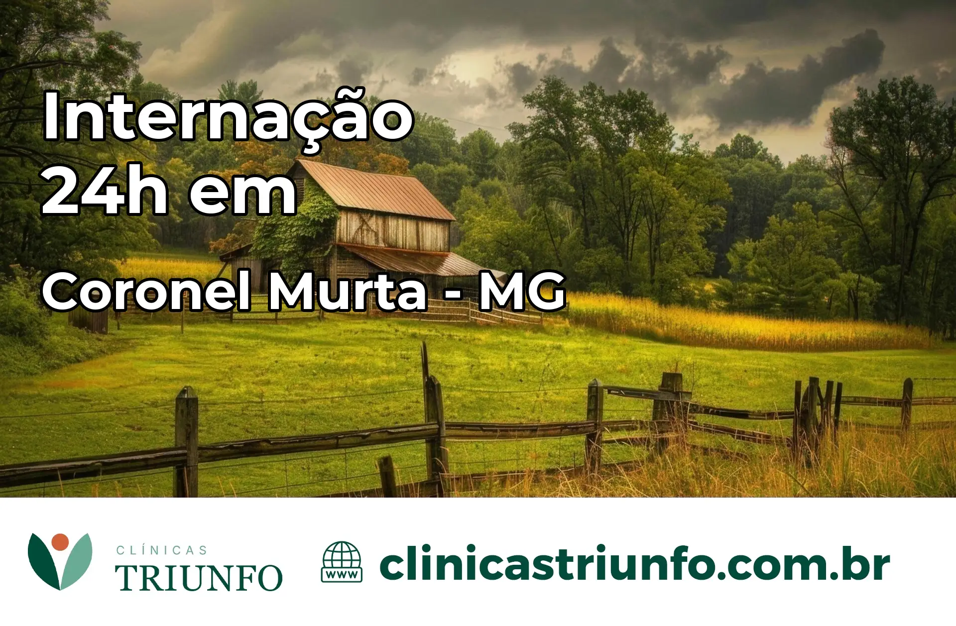 Internação 24 horas em Coronel Murta – MG