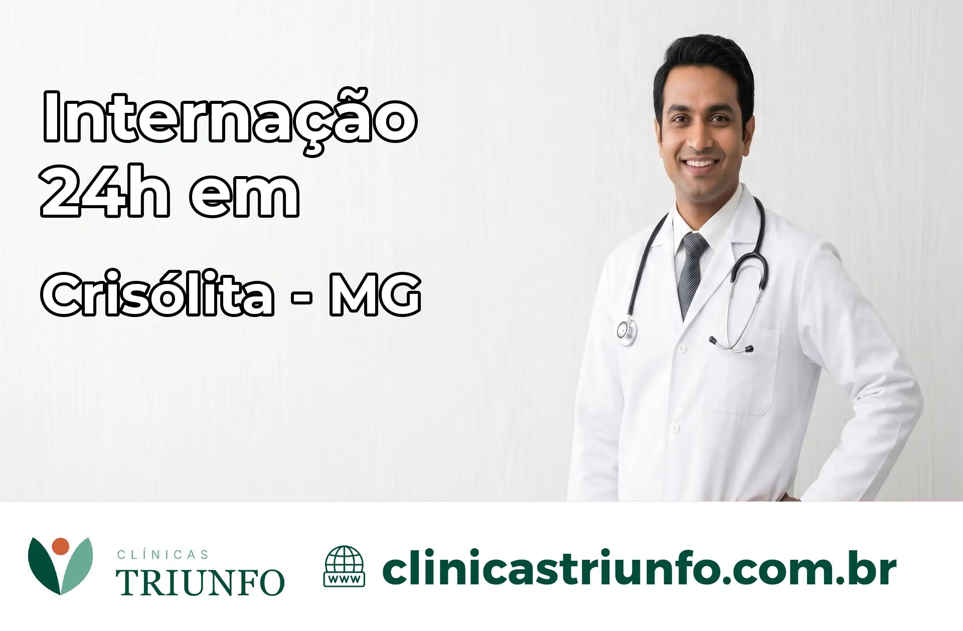 Internação 24 horas em Crisólita – MG